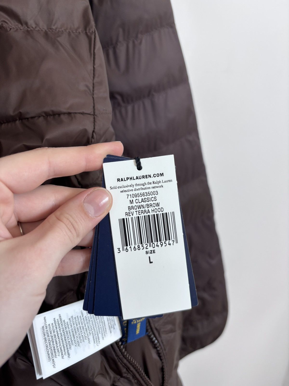 Polo Ralph Lauren Polo Ralph Lauren Brown Rev Terra Hood Down Puffer Jacket Size US L / EU 52-54 / 3 - 24 Thumbnail