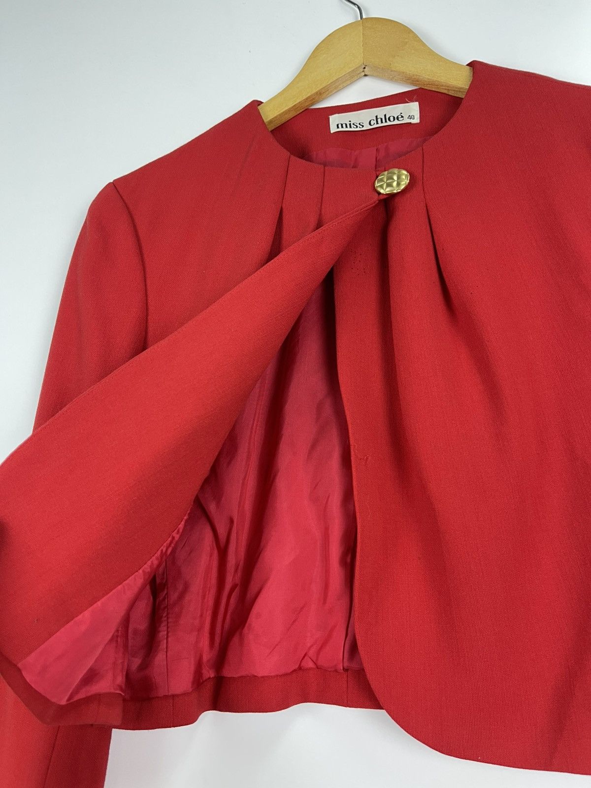 Chloe Miss Chloe Crop Jacket Size S / US 4 / IT 40 - 8 Thumbnail