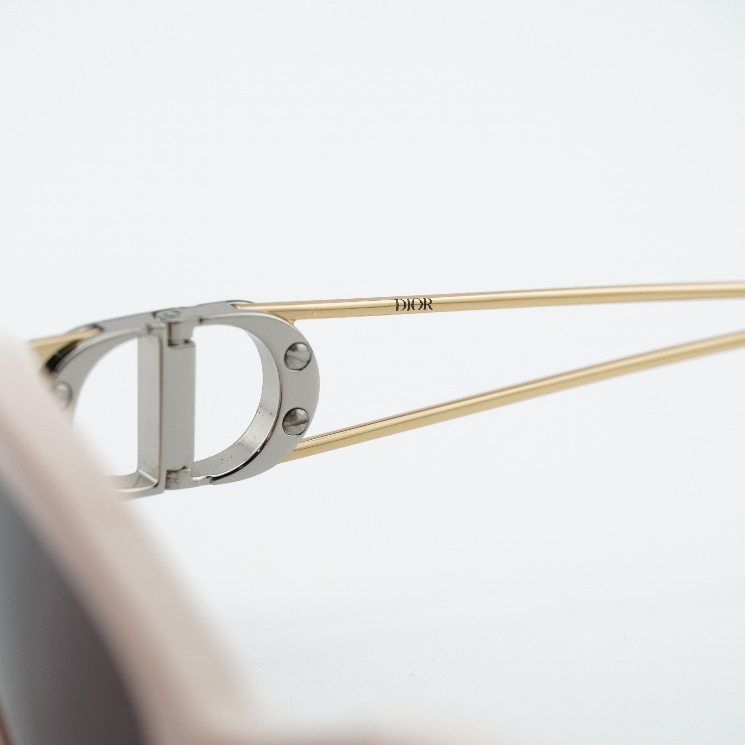 Dior Dior 30MONTAIGNE B6F 43F0 Sunglasses Pink/Gold Cat Eye Frame Size ONE SIZE - 4 Thumbnail