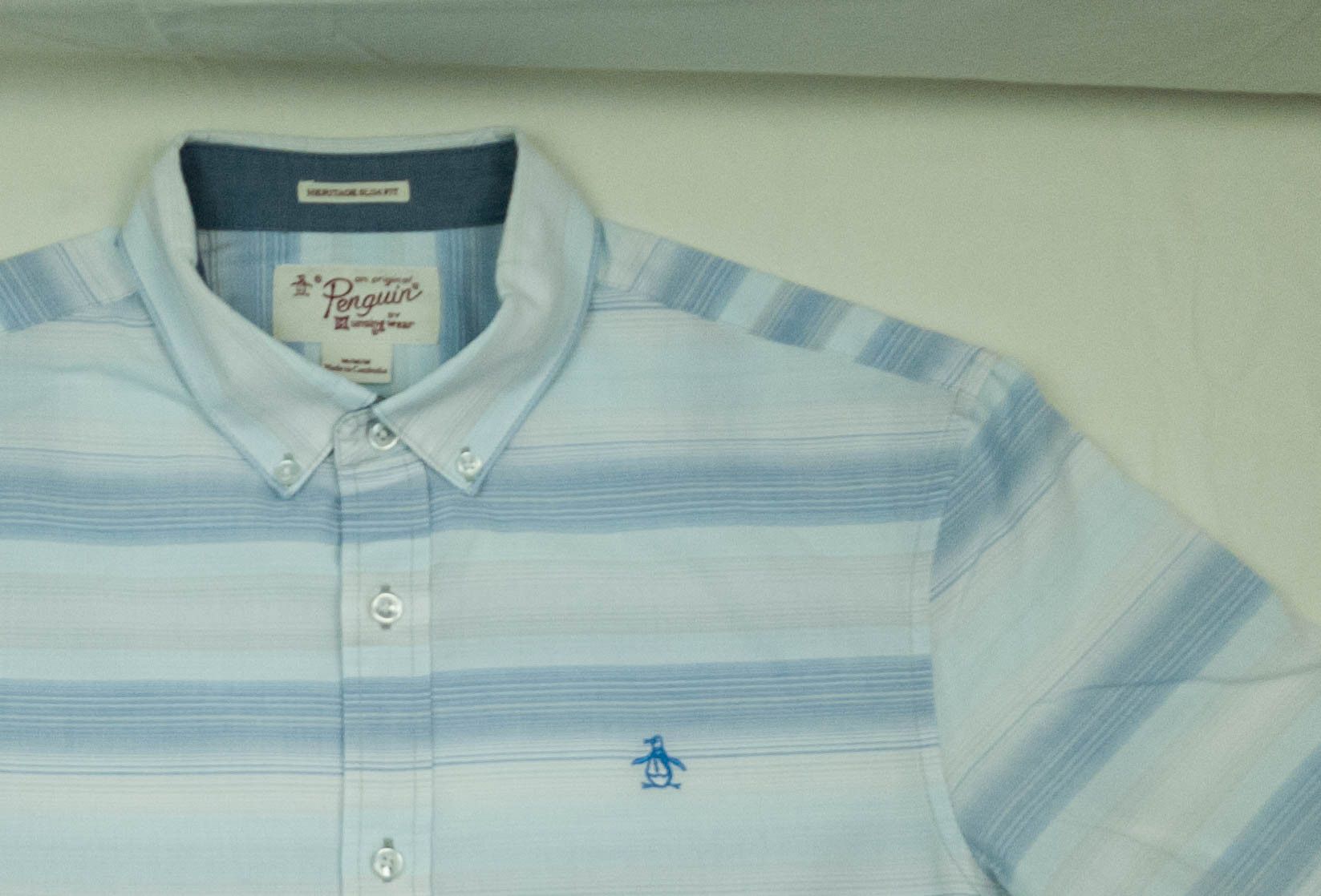Original Penguin PENGUIN SHIRT SHORT SLEEVE COTTON POLYESTER SIZE M EXCL Size US M / EU 48-50 / 2 - 4 Thumbnail