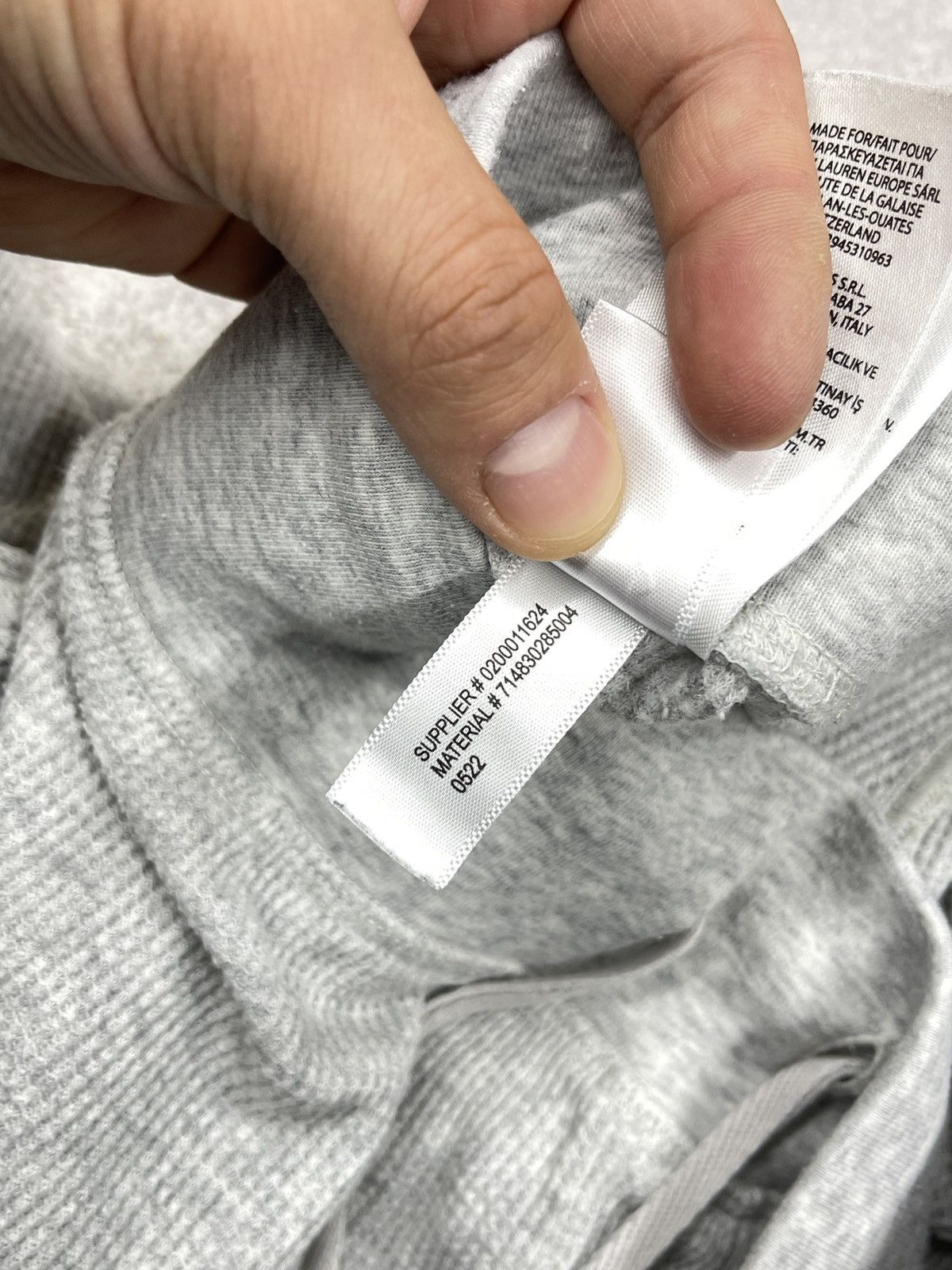 Polo Ralph Lauren Mens Polo Ralph Lauren Sweatpants Grey Y2K Rugby Size L Size US 34 / EU 50 - 8 Thumbnail