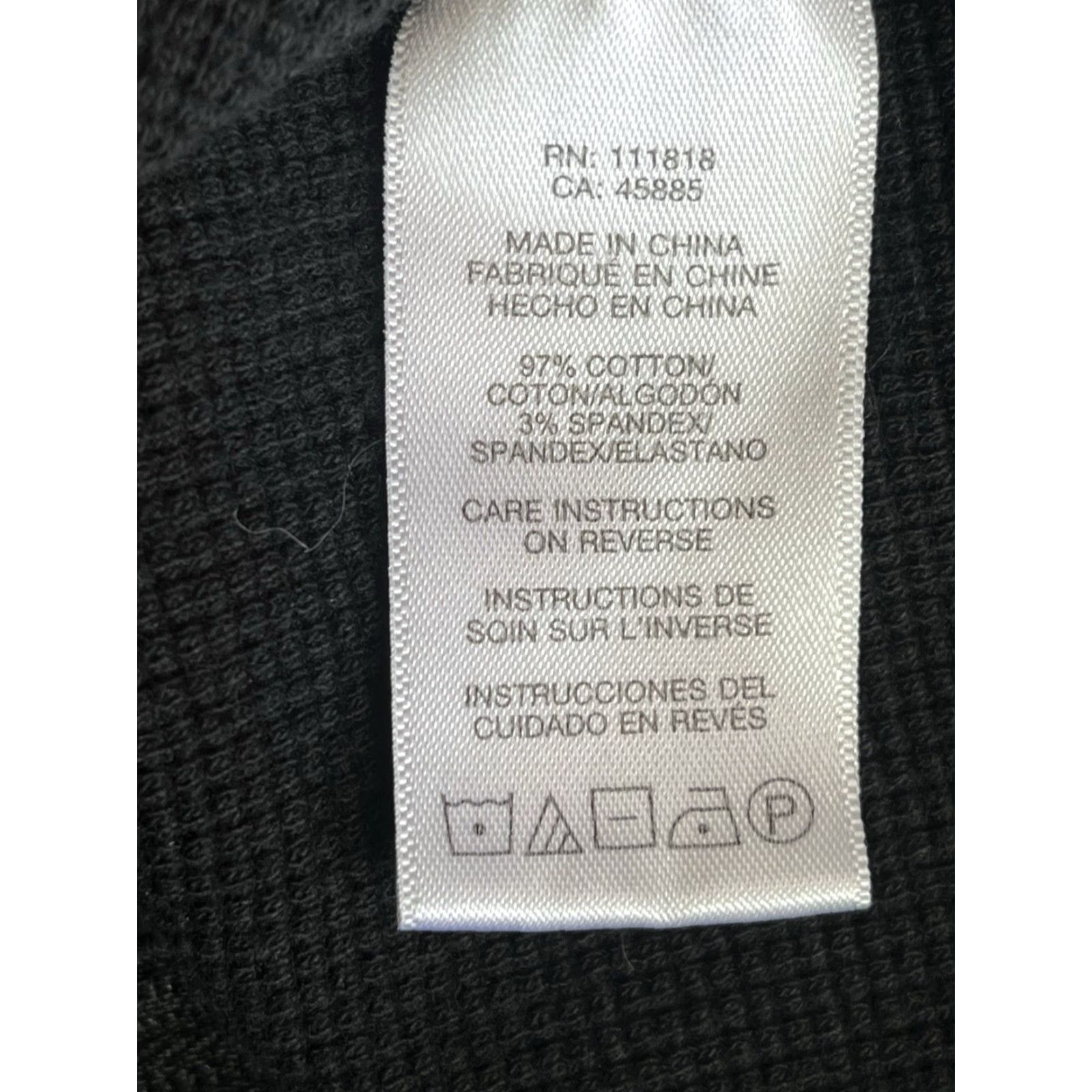 Michael Kors Michael Kors Black Full Zip Mock Neck Long Sleeve Shirt Sweater Men's M Size US M / EU 48-50 / 2 - 7 Thumbnail