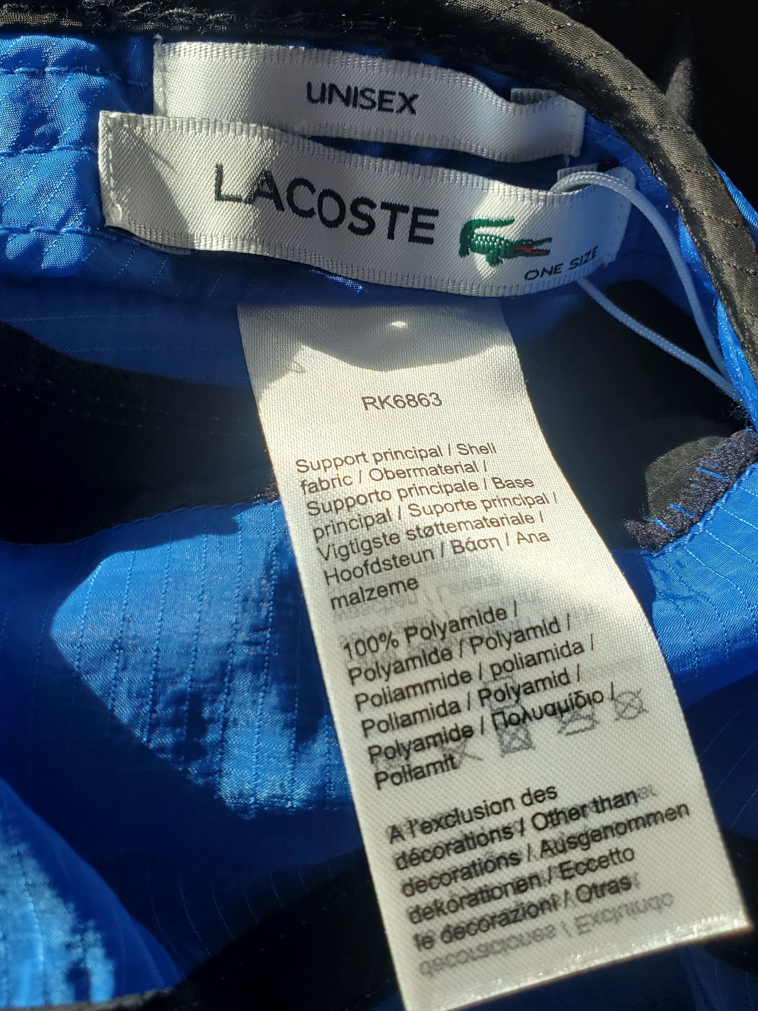 Lacoste Unisex Lacoste Badge Cap - One size, New with tags Size ONE SIZE - 4 Thumbnail