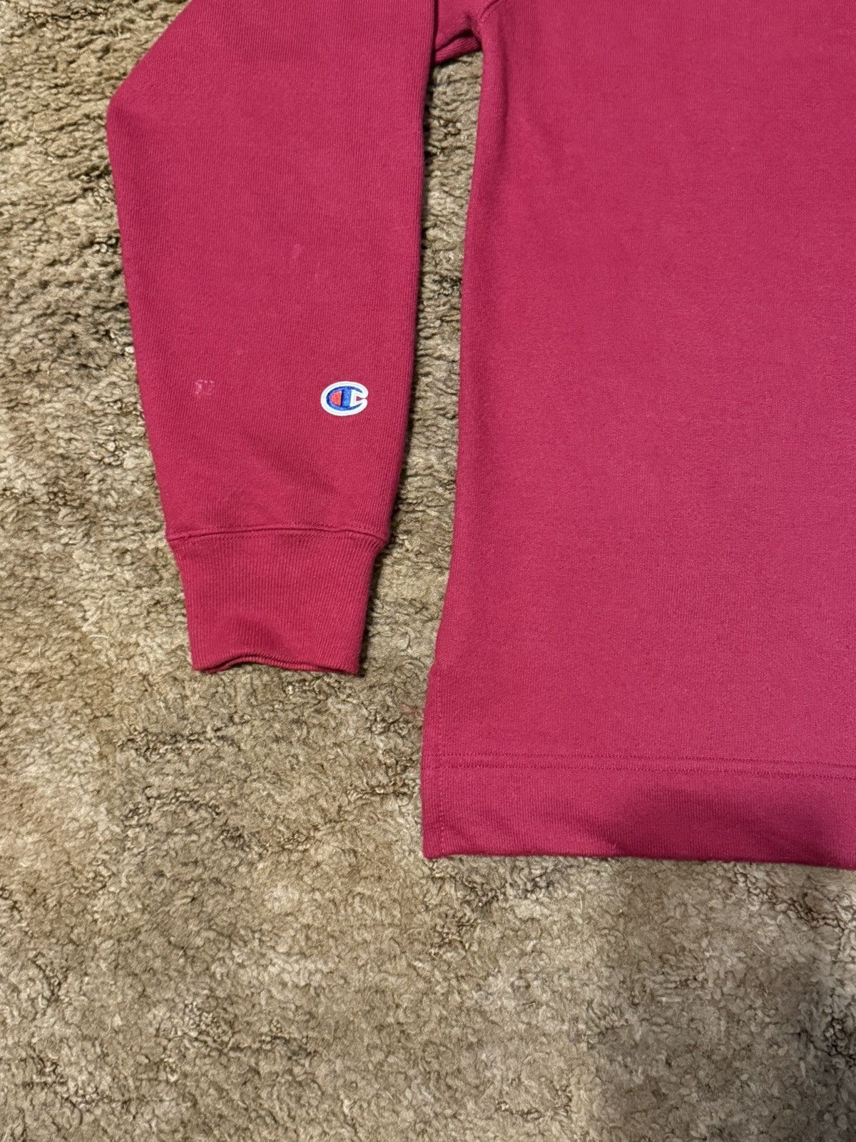 Champion Vintage Champion Reverse Weave Small Logo Hoodie Red Small Size US S / EU 44-46 / 1 - 5 Thumbnail