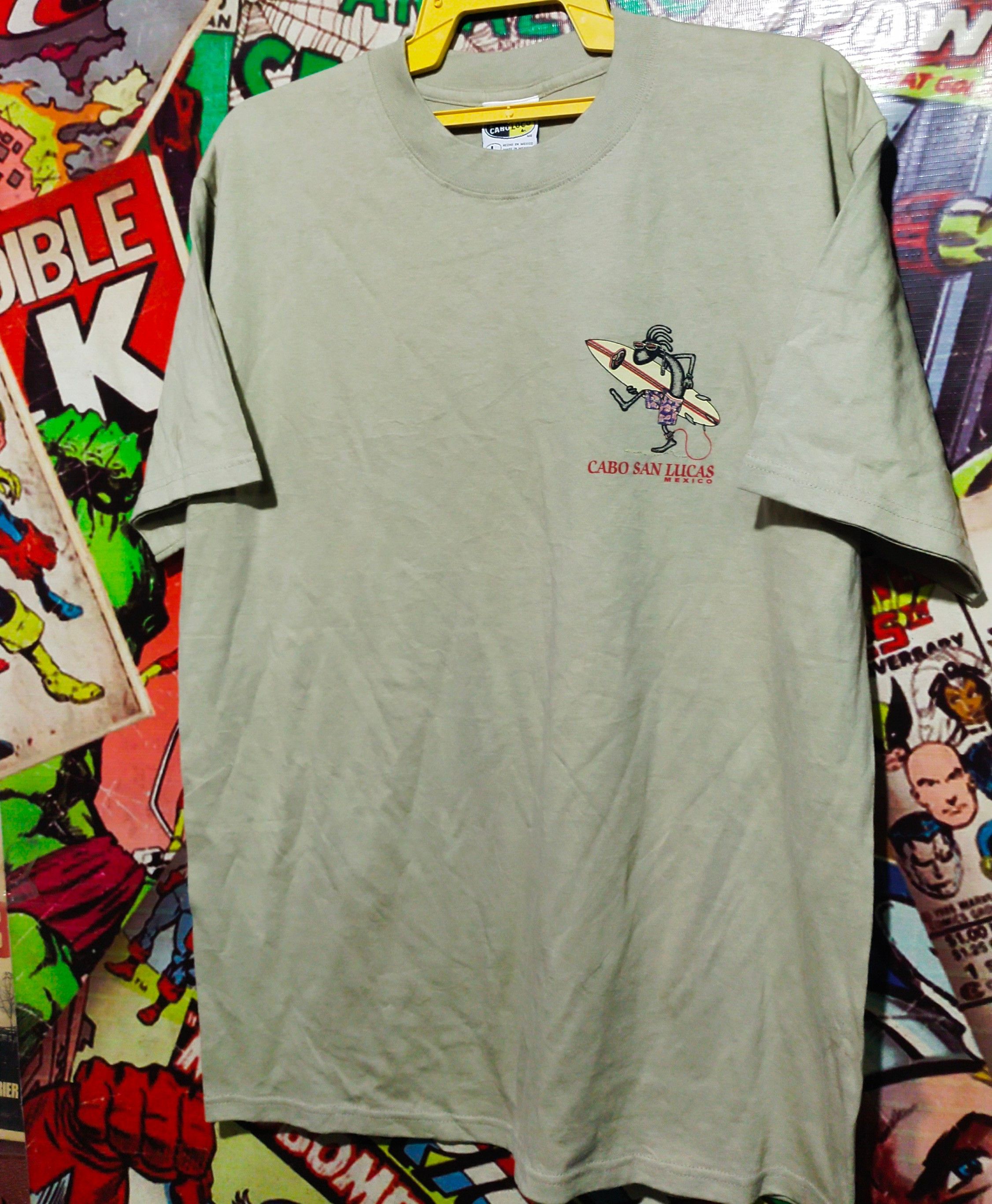 Vintage Vtg Cabo Loco Surf Tshirts Size US L / EU 52-54 / 3 - 9 Thumbnail