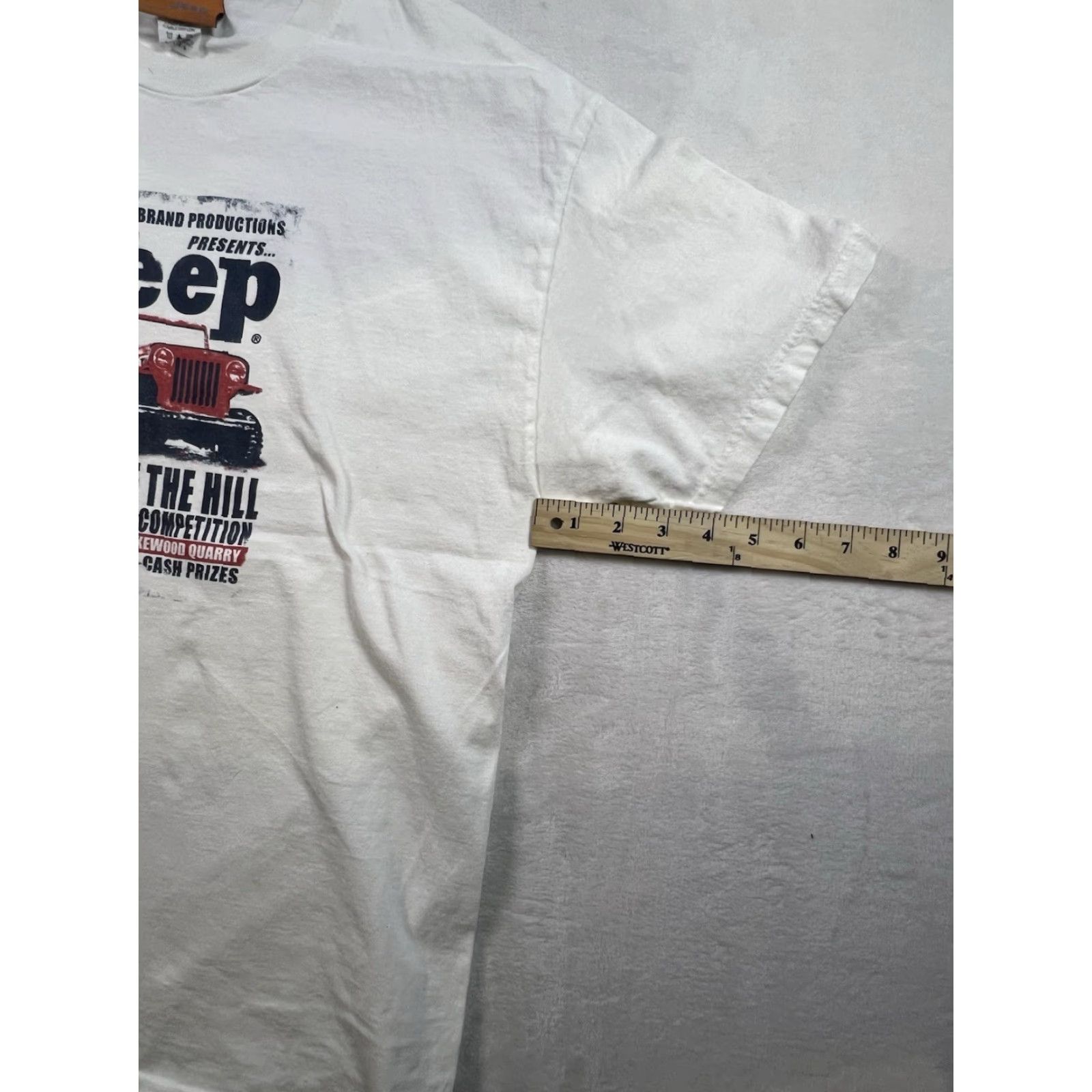 Jeep VINTAGE Jeep King Of The Hill Off Road Comp T-Shirt Mens White XXL Size US L / EU 52-54 / 3 - 5 Thumbnail
