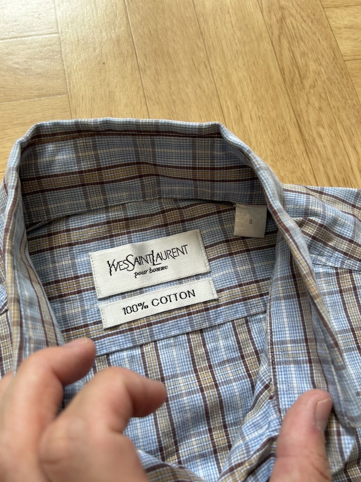 Yves Saint Laurent YSL YVES SAINT LAURENT VINTAGE SHORT SLEEVE SHIRT SIZE S Size US S / EU 44-46 / 1 - 5 Thumbnail