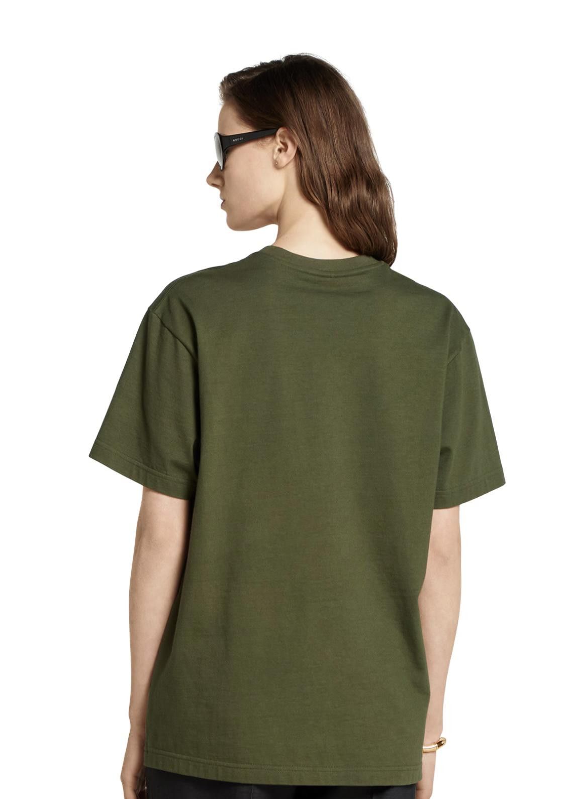 Gucci GUCCI COTTON JERSEY T-SHIRT SIZE M Size ONE SIZE - 3 Thumbnail