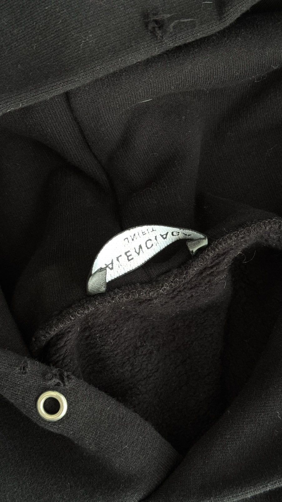 BALENCIAGA FREE DISTRESSED HOODIE