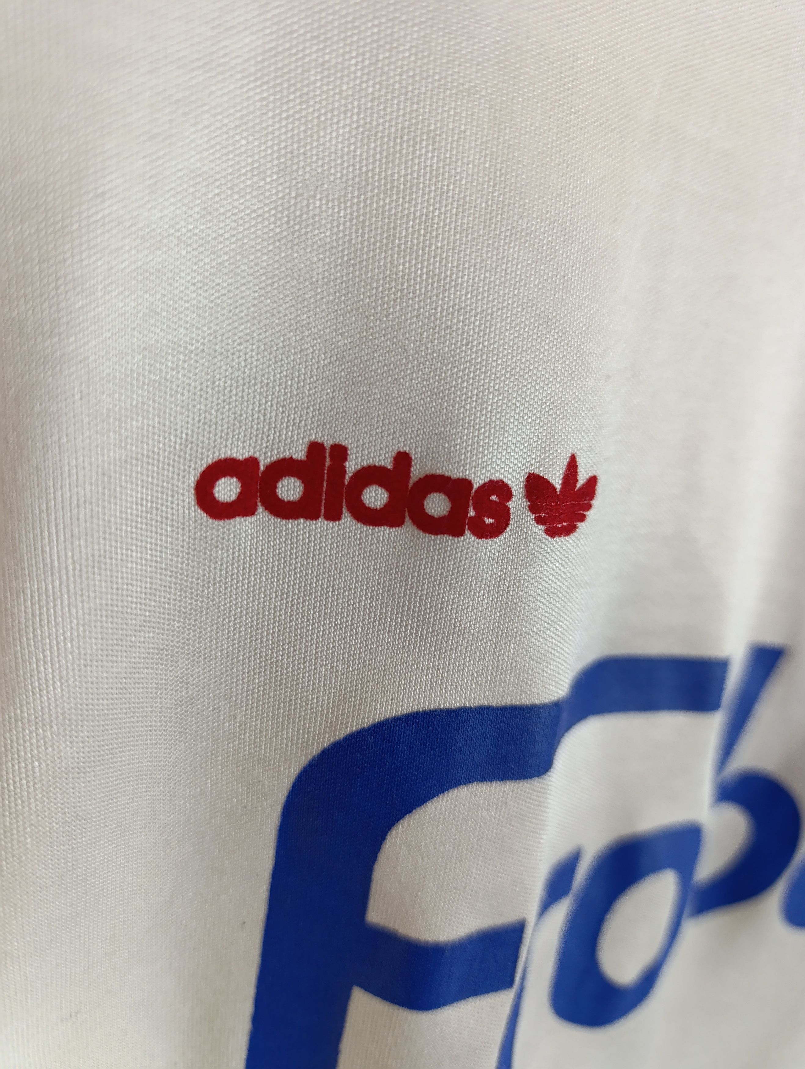Adidas ADIDAS VENTEX VINTAGE NEUCHATEL WHITE 1988/1990 SHIRT #14 Size US L / EU 52-54 / 3 - 8 Thumbnail
