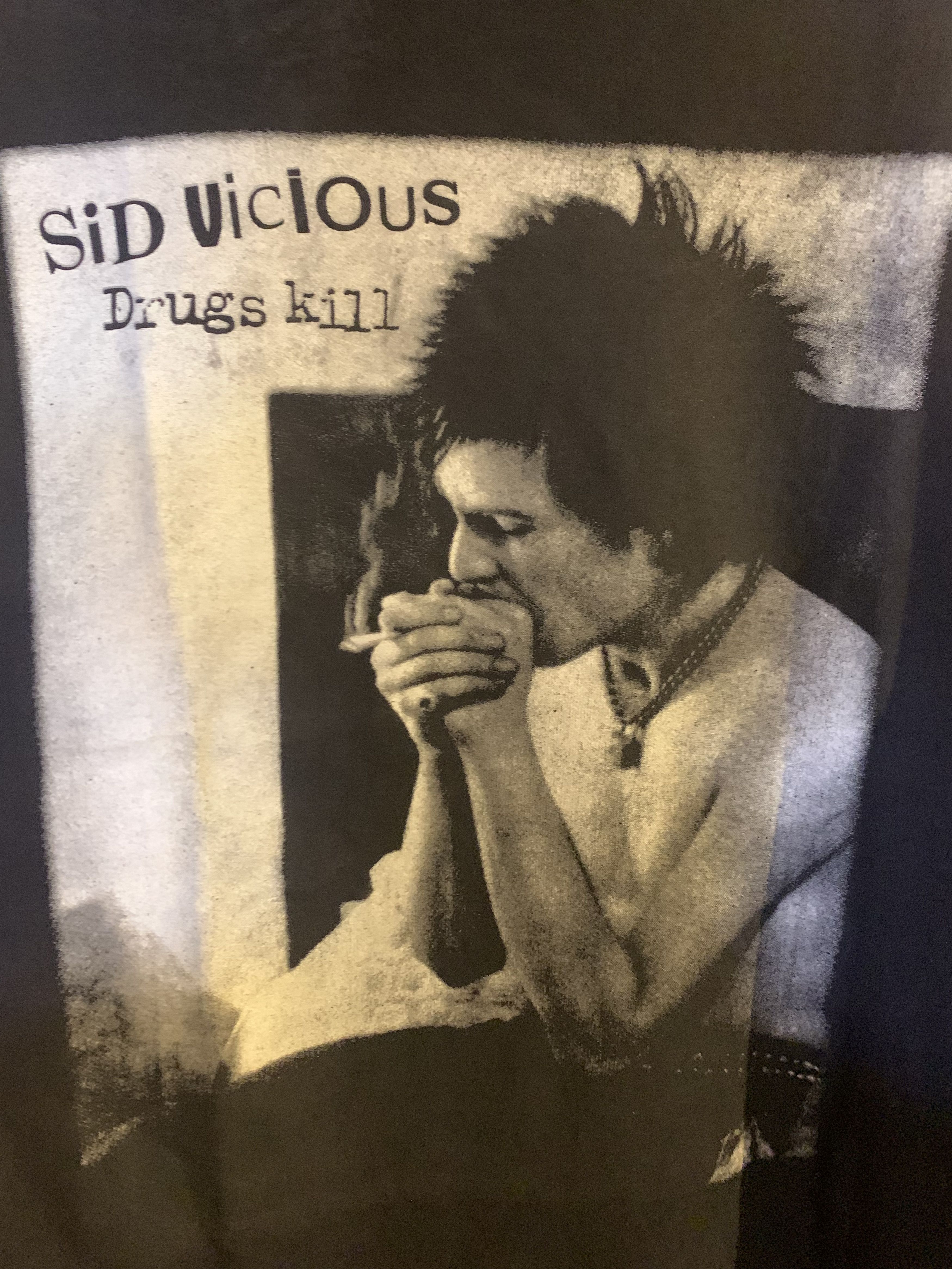 Band Tees 🔥RARE🔥 VINTAGE Sid Vicious Drugs Kill T-SHIRT Size US L / EU 52-54 / 3 - 2 Thumbnail