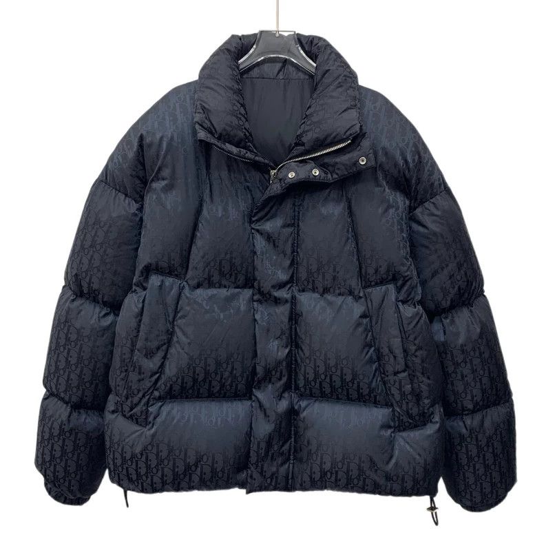 Dior Dior Black logo full-print lapel long-sleeved down jacket Size US M / EU 48-50 / 2 - 1 Thumbnail