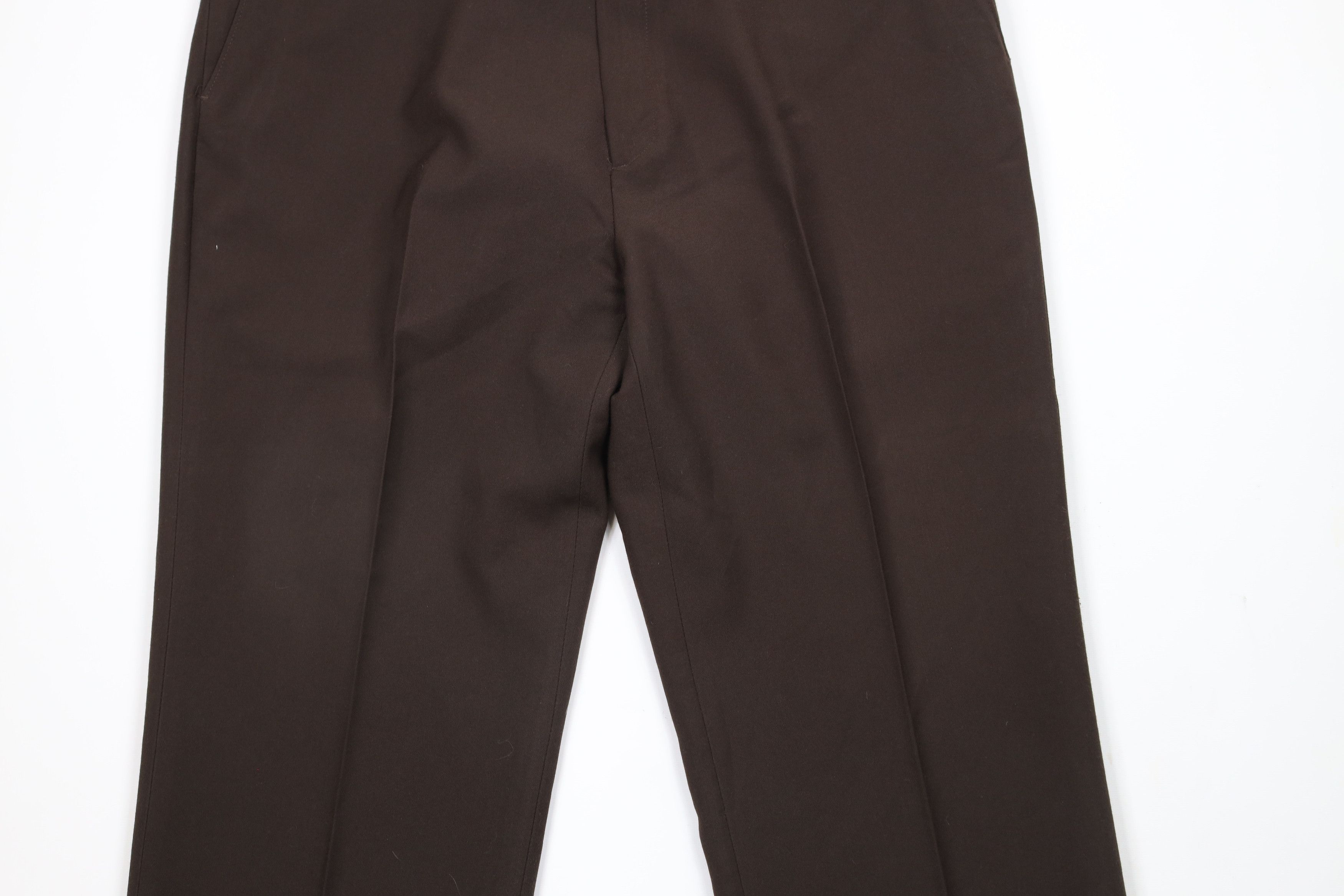 Vintage Vintage 90s Streetwear Bell Bottoms Chino Pants Brown Size US 38 / EU 54 - 3 Thumbnail