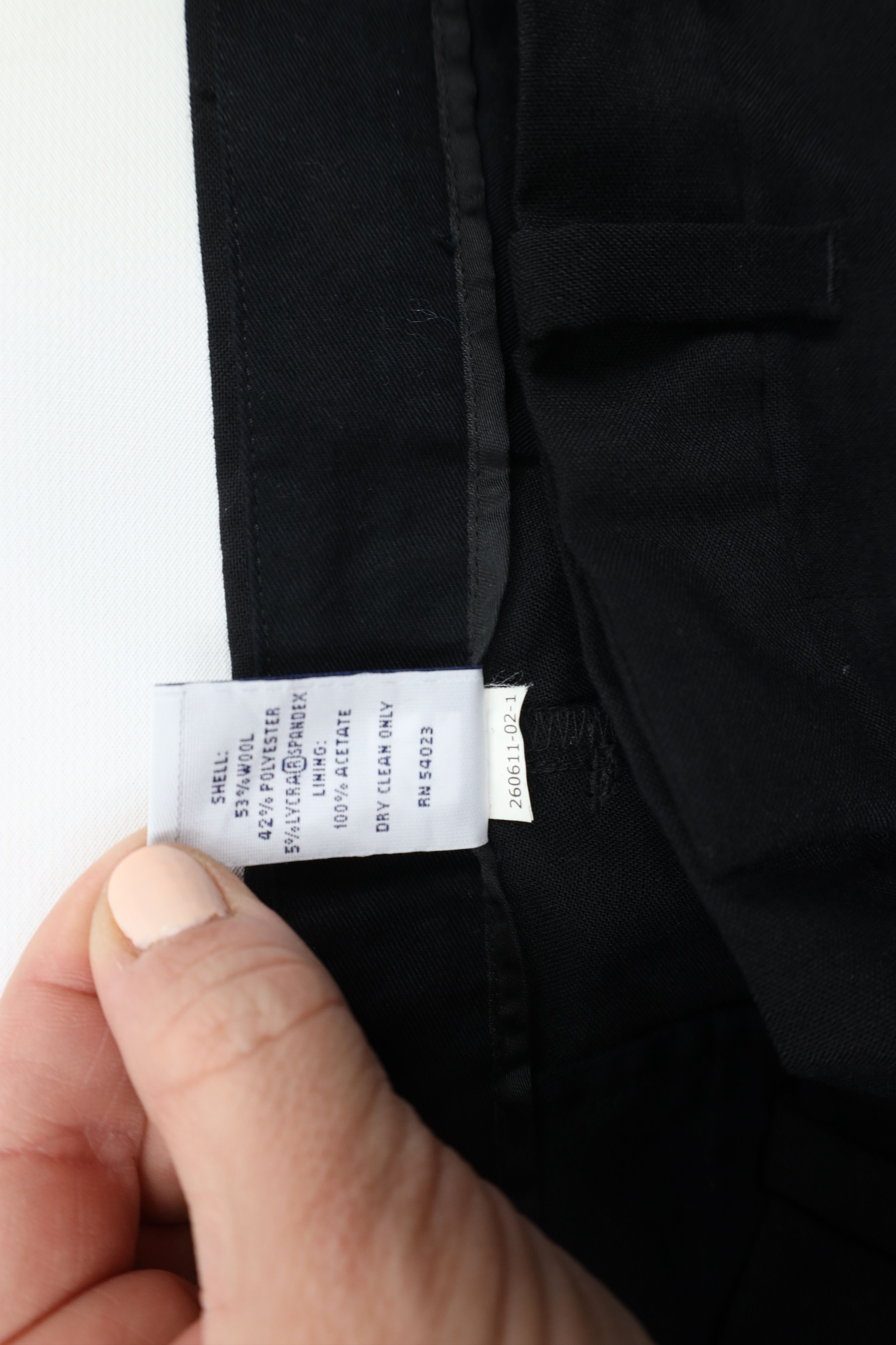 Gap × Vintage Vintage 90s Y2K Gap Blend Stretch Wide Leg Chino Pants Black Size US 36 / EU 52 - 9 Thumbnail