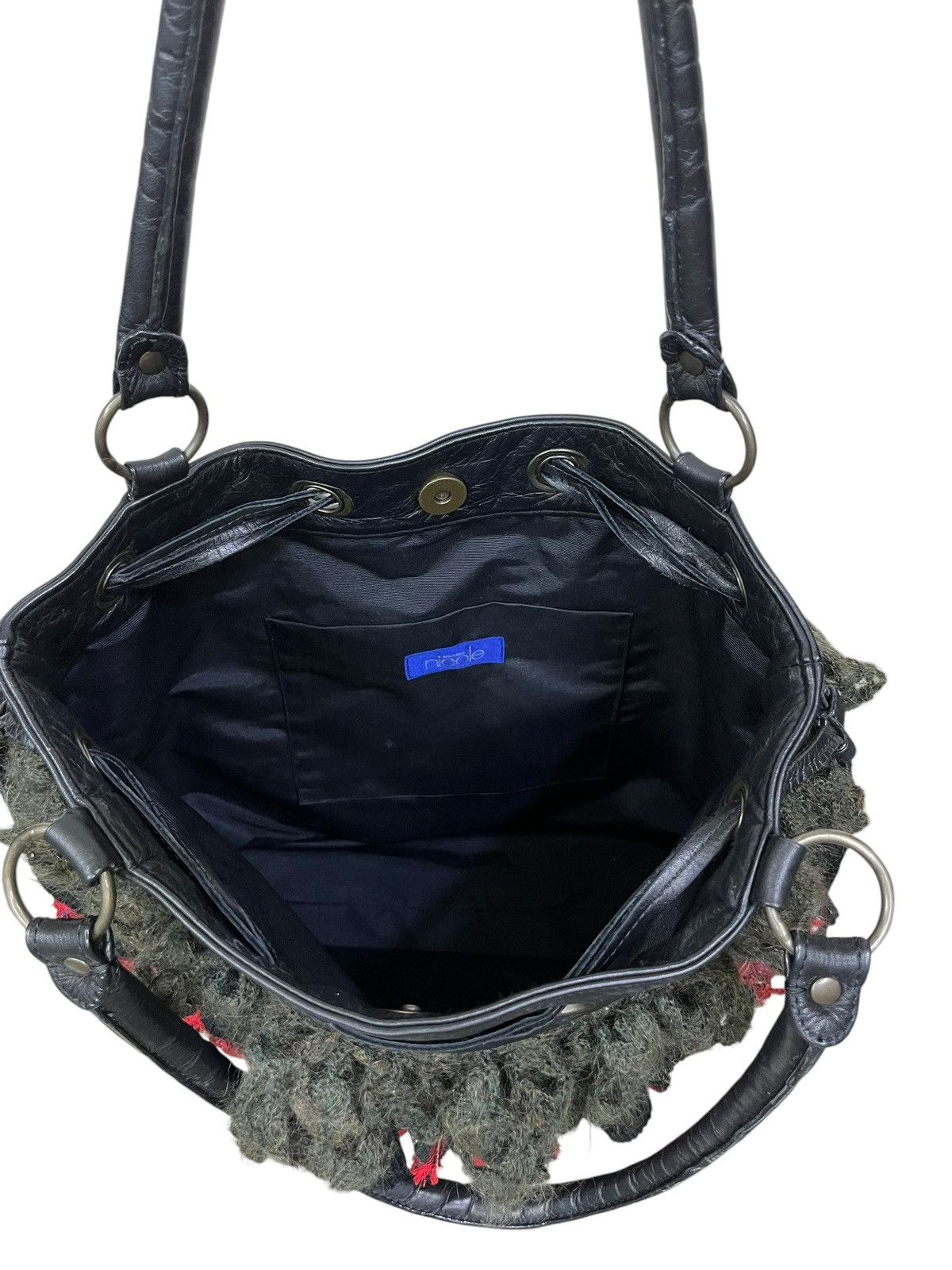 Matsuda Vintage Nicole Ruffle Punk Patchwork Tote Japan Rare Size ONE SIZE - 13 Thumbnail