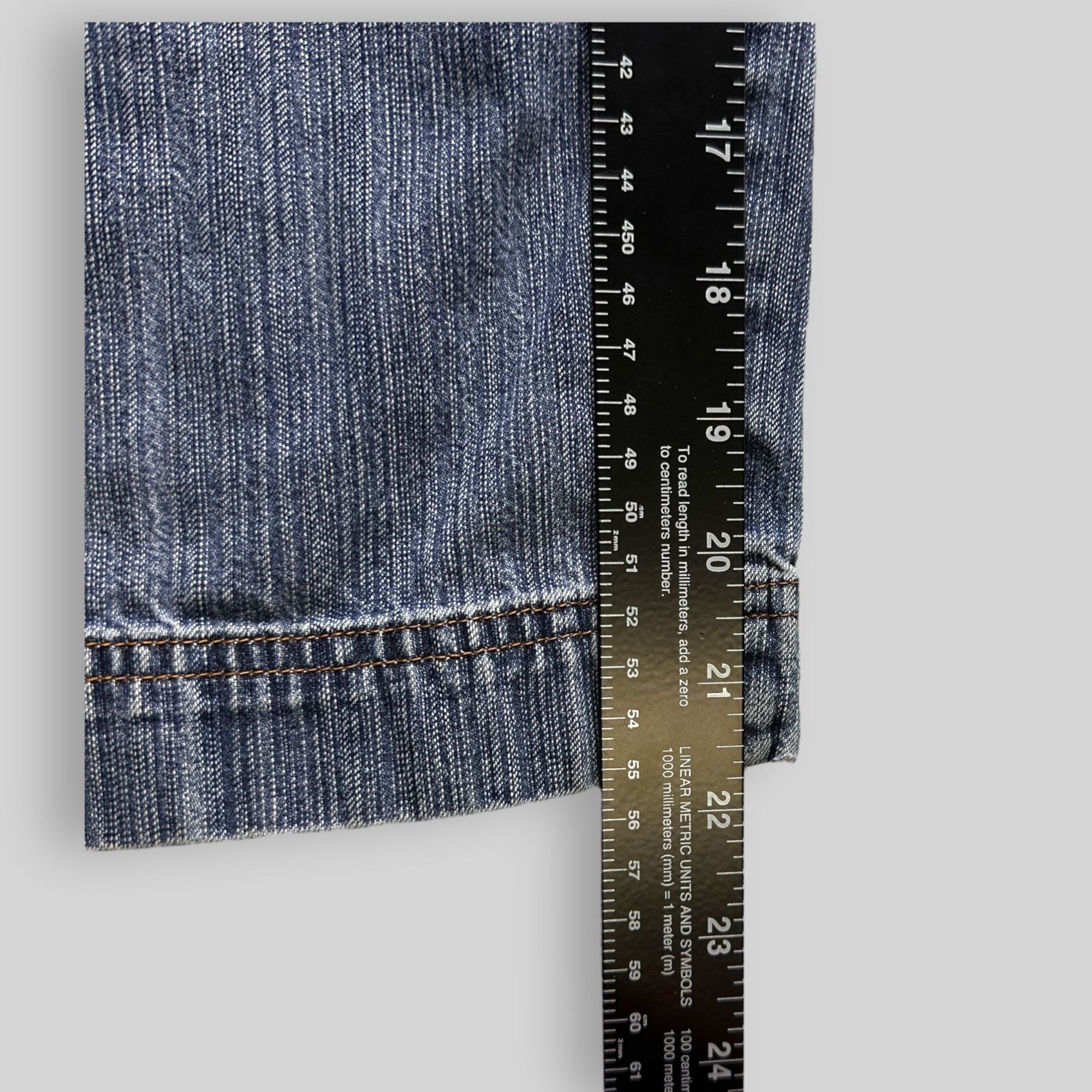 Jones New York Jones Sport Womens Denim Chambray Capris VGUC Summer Casual Size 35" - 6 Thumbnail