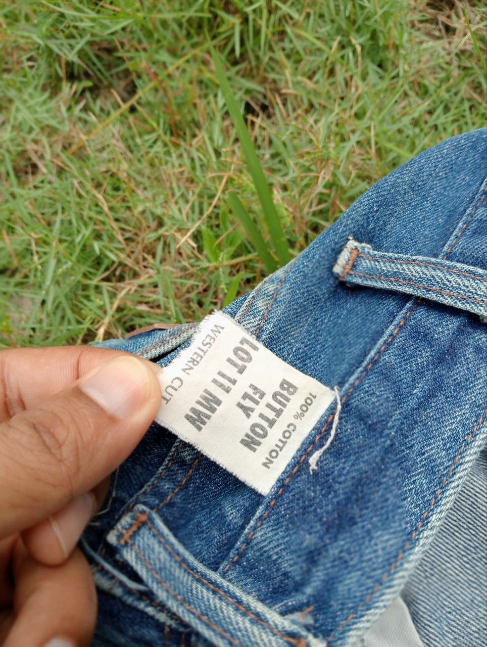 Wrangler VTG WRANGLER BLUE BELL BUTTON FLY WESTERN CUT JEANS Size US 32 / EU 48 - 7 Thumbnail