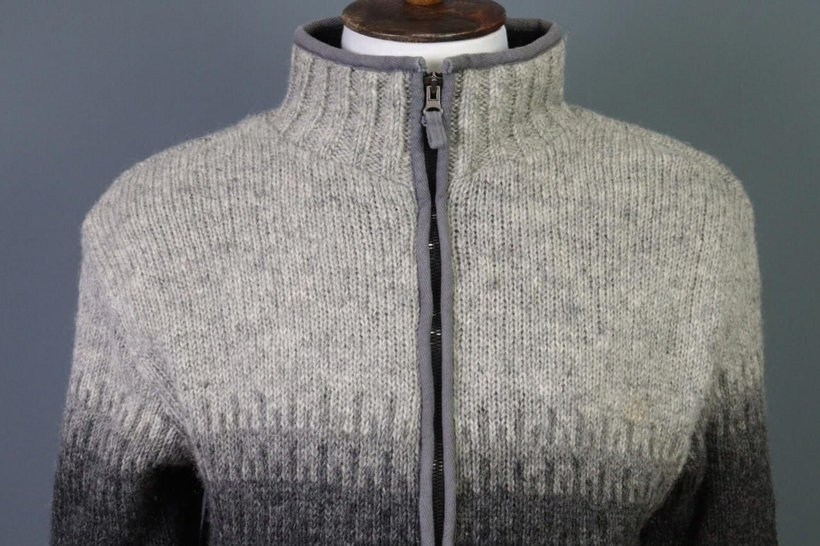 Designer Pachamama Grey / Brown Colorblock Full Zip Jacket Size M/L Size US L / EU 52-54 / 3 - 3 Thumbnail