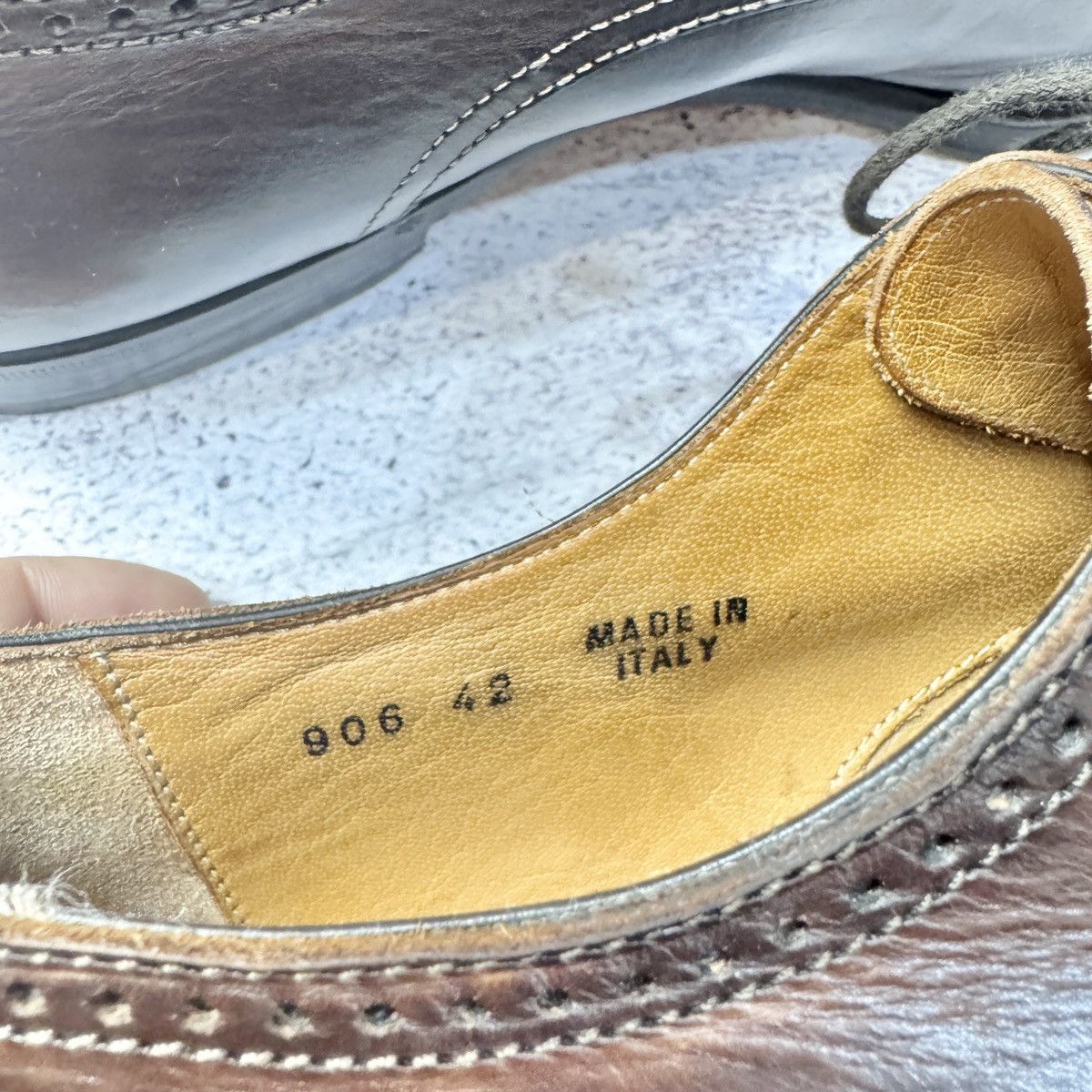 Antonio Maurizi × Handmade Antonio Maurizi Mens Derby Brogues Blake Rapid US9 UK8 EU42 Size US 9 / EU 42 - 15 Thumbnail