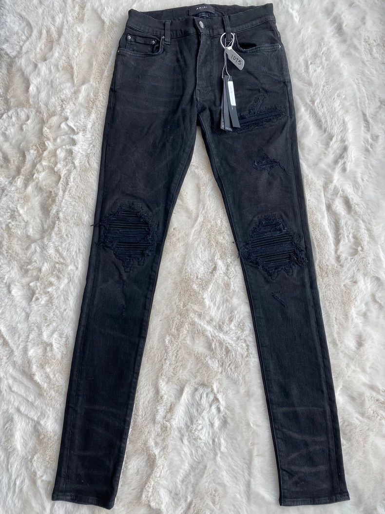 Amiri Amiri Washed Black mx1 Jean Size US 28 / EU 44 - 1 Thumbnail