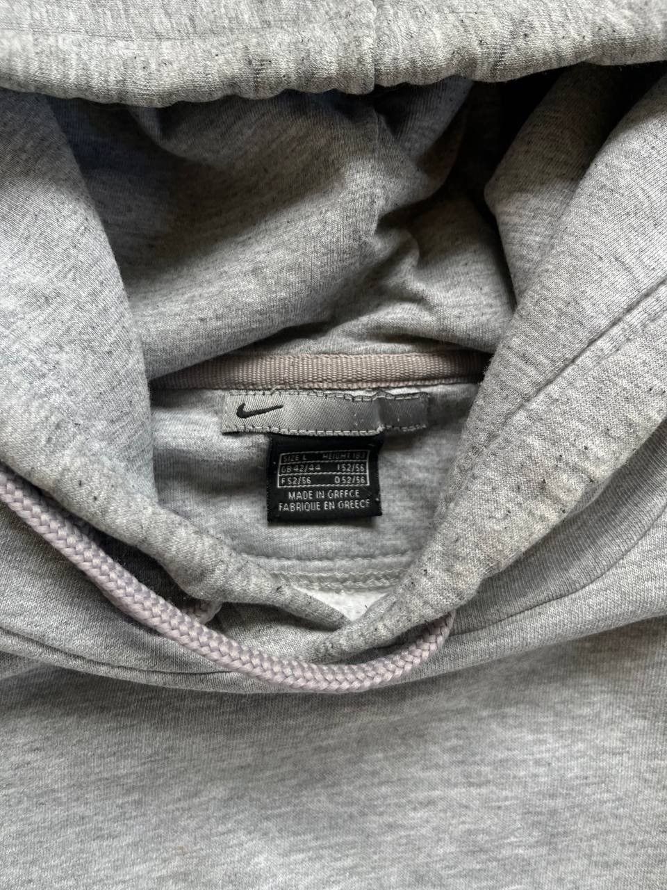 Nike Nike Vintage Thrashed Grey Hoodie Size US L / EU 52-54 / 3 - 6 Thumbnail