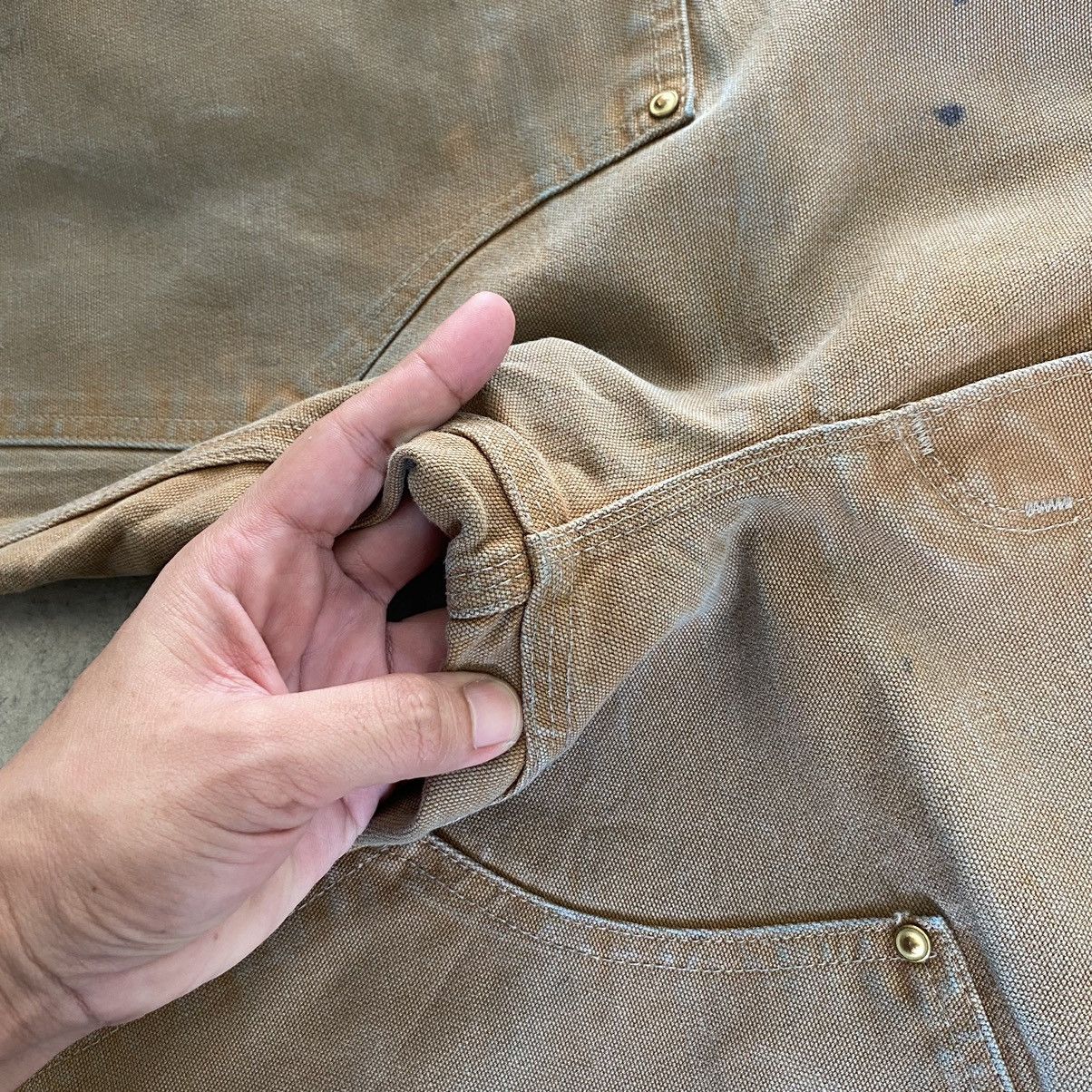 Carhartt VTG Carhartt Double Knee Faded Dirty Carpenter Pants Size US 35 - 9 Thumbnail