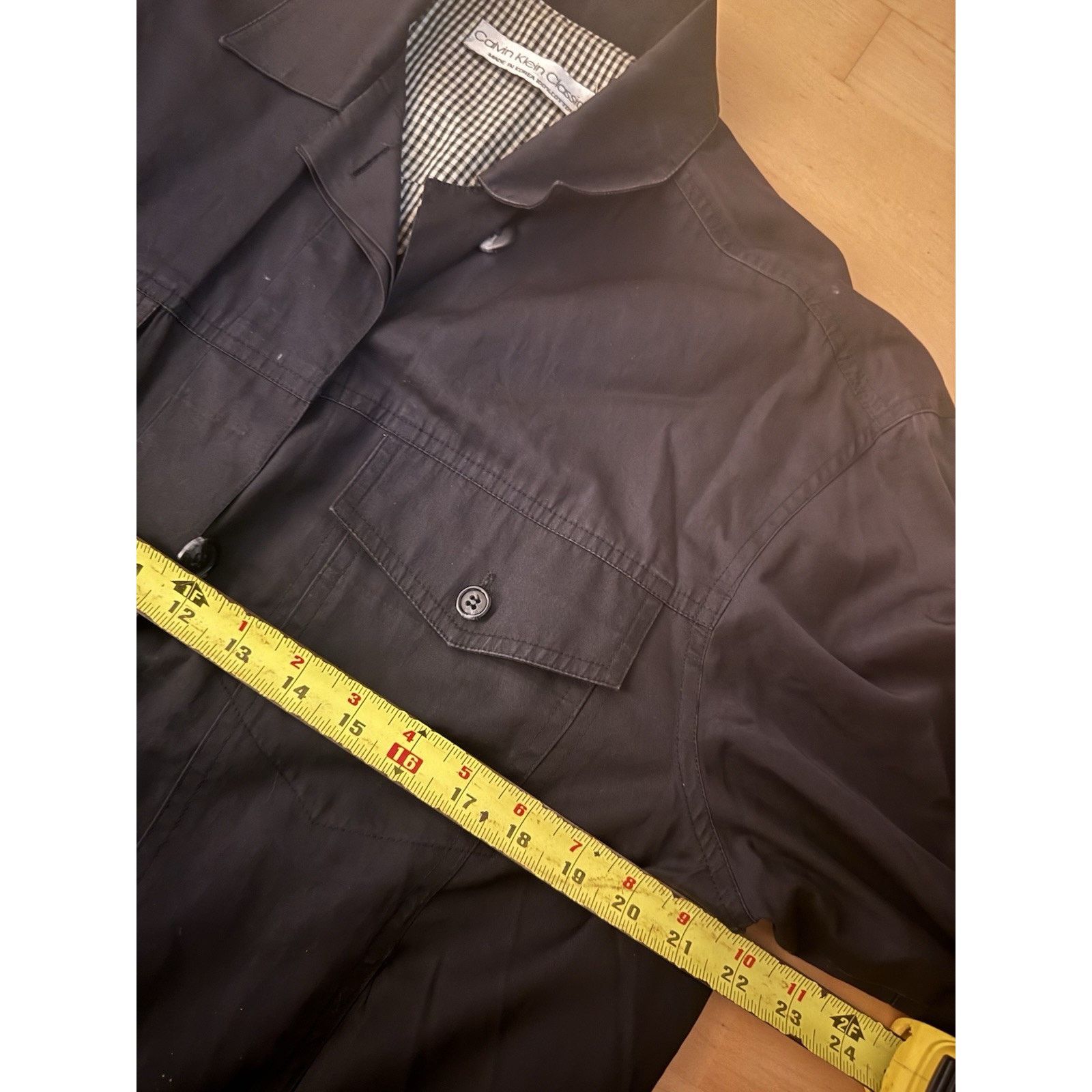 Calvin Klein VTG Calvin Klein Classics Cotton Bomber Utility Lined Jacket Size M / US 6-8 / IT 42-44 - 6 Thumbnail