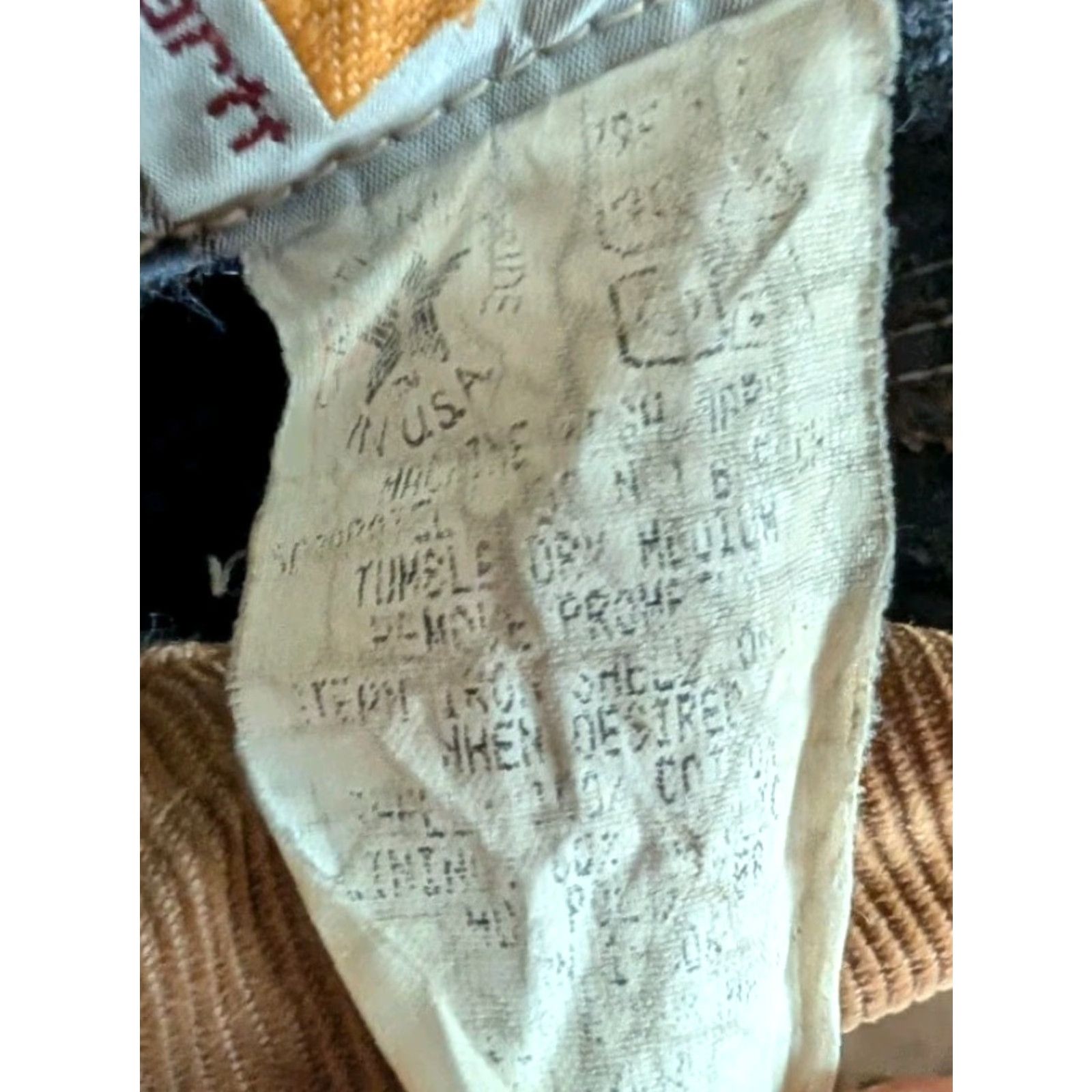 Carhartt VINTAGE Carhartt Jacket Chore Canvas Detroit 1980s 48 Beige Long Sleeve USA Regular Sized 52 Chest Thrashed Winner by Search Terms Size US M / EU 48-50 / 2 - 6 Thumbnail