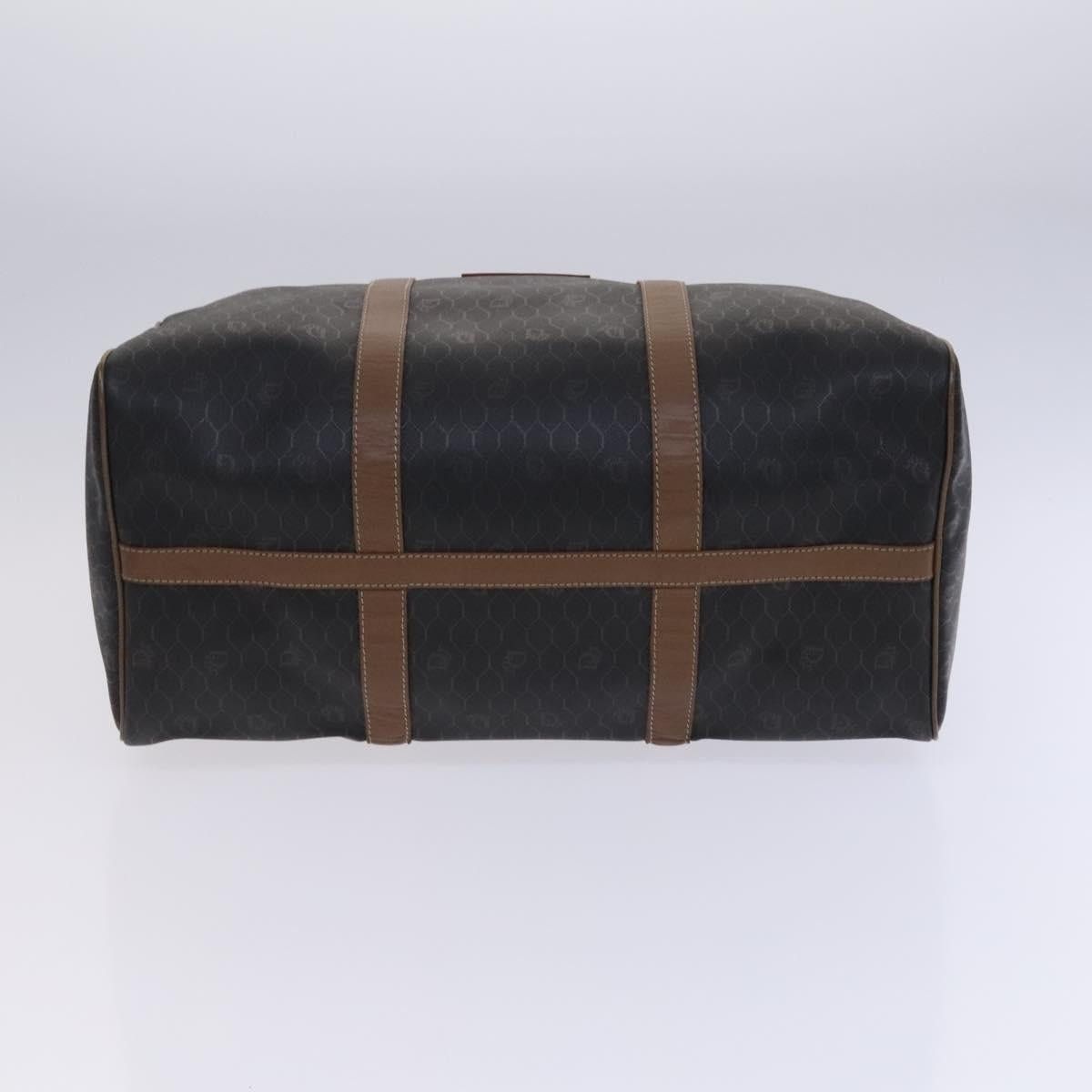 Dior DIOR Honeycomb Canvas Boston Bag Pvc Leather Black Size ONE SIZE - 9 Thumbnail