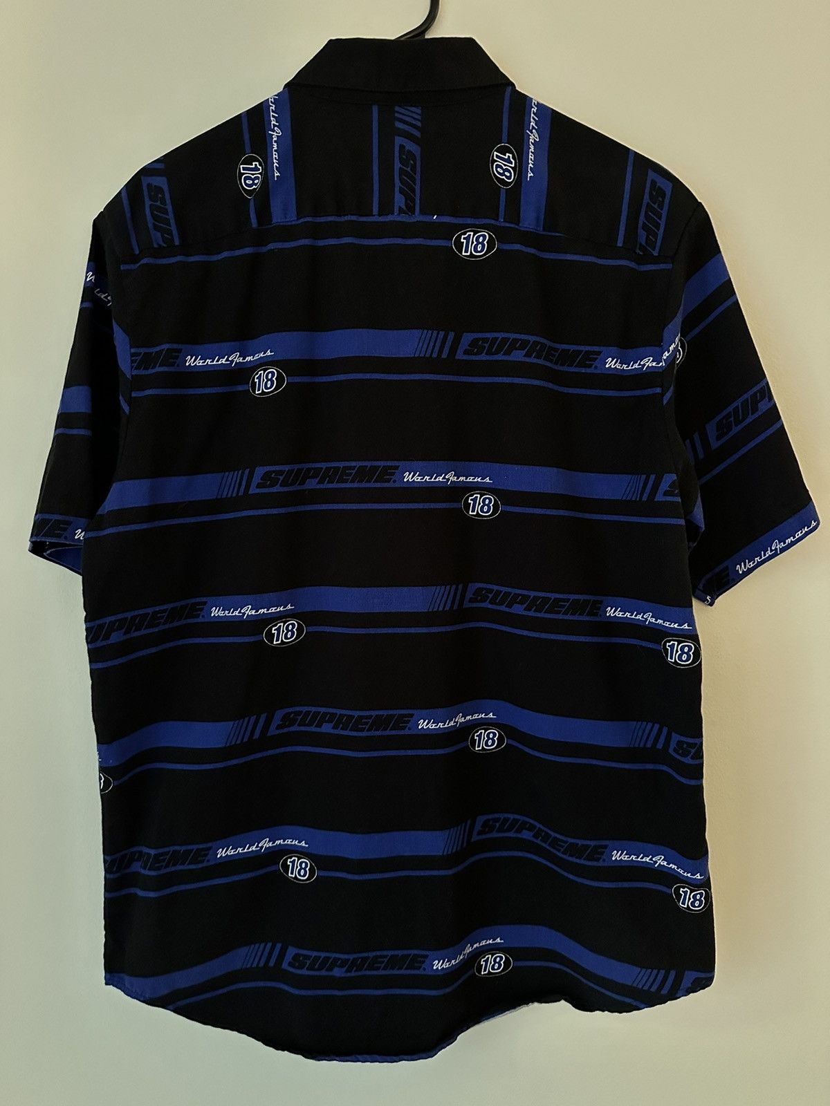 Supreme Supreme Striped Racing Work Shirt Tee Size US M / EU 48-50 / 2 - 5 Thumbnail