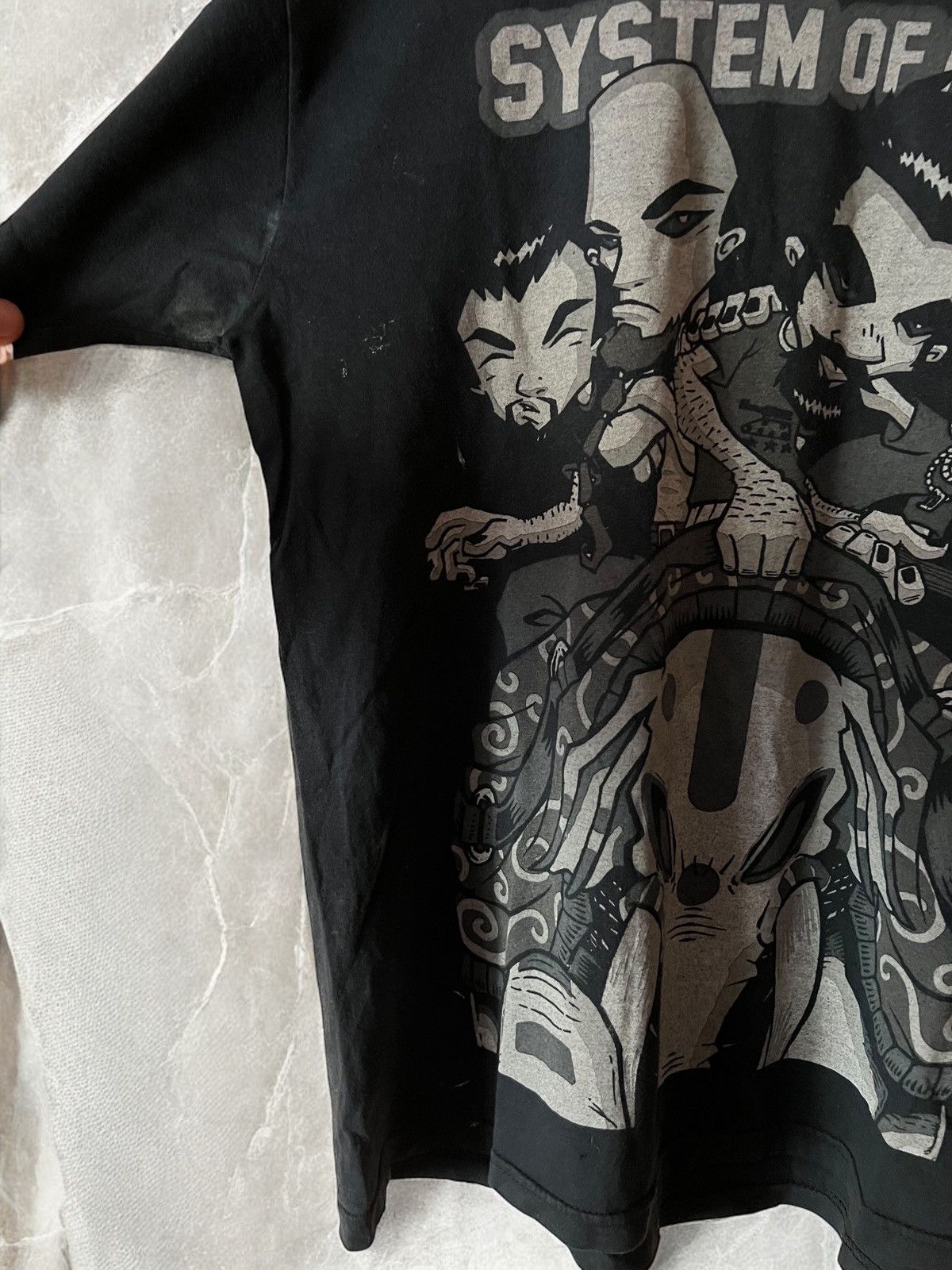 Band Tees × Vintage SYSTEM OF A DOWN Vintage 00s tee Band t shirt heavy metal Size US L / EU 52-54 / 3 - 8 Thumbnail
