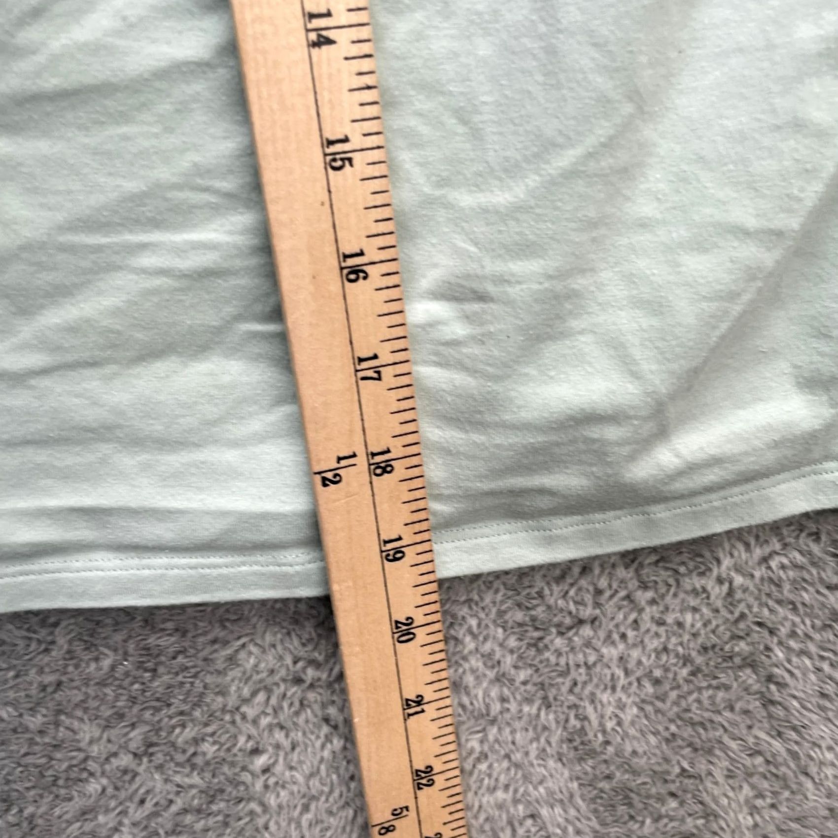 Eileen Fisher Eileen Fisher Shirt Womens Large Light Blue Scoop Neck Cap Sleeve Made in USA Size L / US 10 / IT 46 - 6 Thumbnail