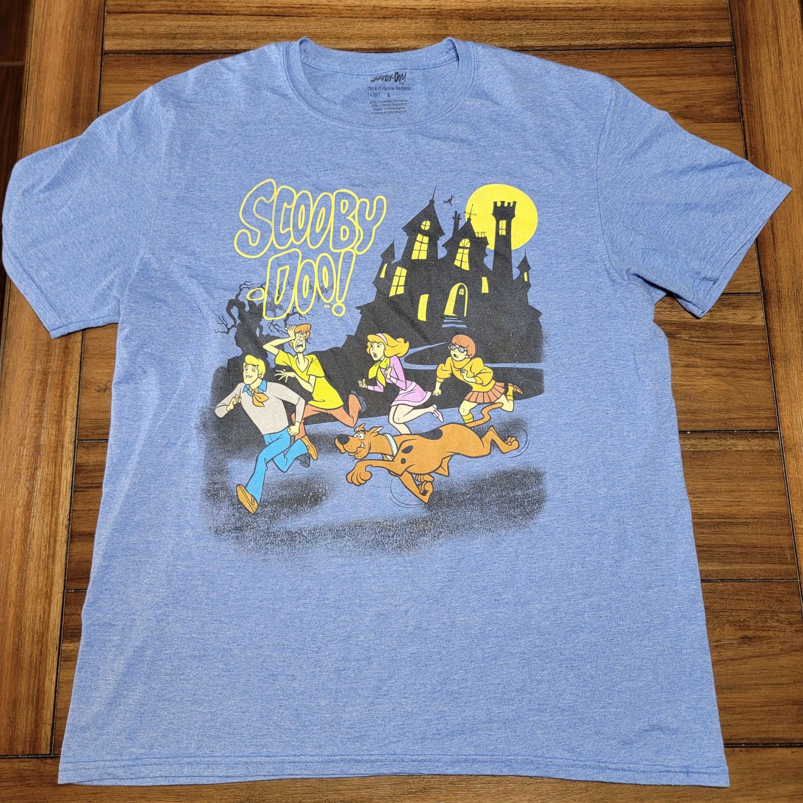 Other Scooby-Doo Blue Unisex Tee Haunted Run - Size Large Size US L / EU 52-54 / 3 - 1 Thumbnail