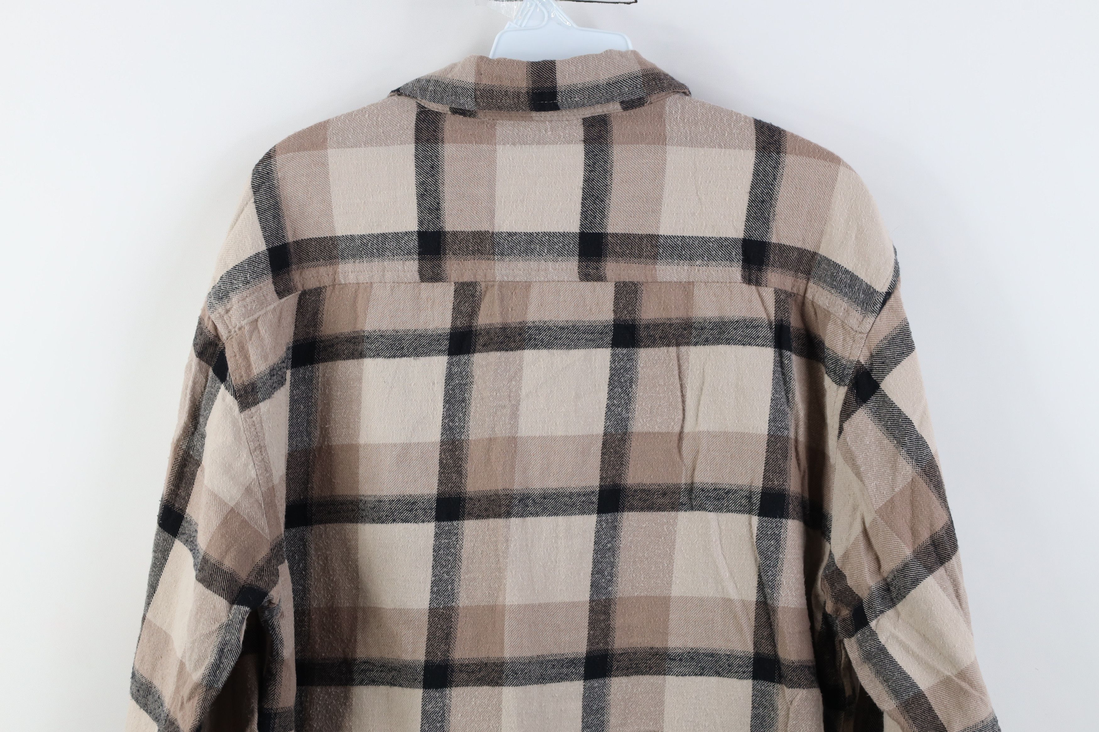 Vintage Vintage 90s Streetwear Collared Button Shirt Earth Tone Size US M / EU 48-50 / 2 - 10 Thumbnail