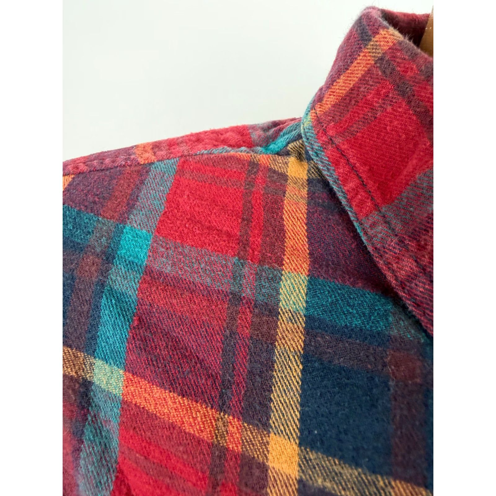 Vintage Duluth Trading Flannel Shirt Men XL Slim Red Plaid Lightweight Cotton Button-Up Outdoor Workwear Size US XL / EU 56 / 4 - 4 Thumbnail