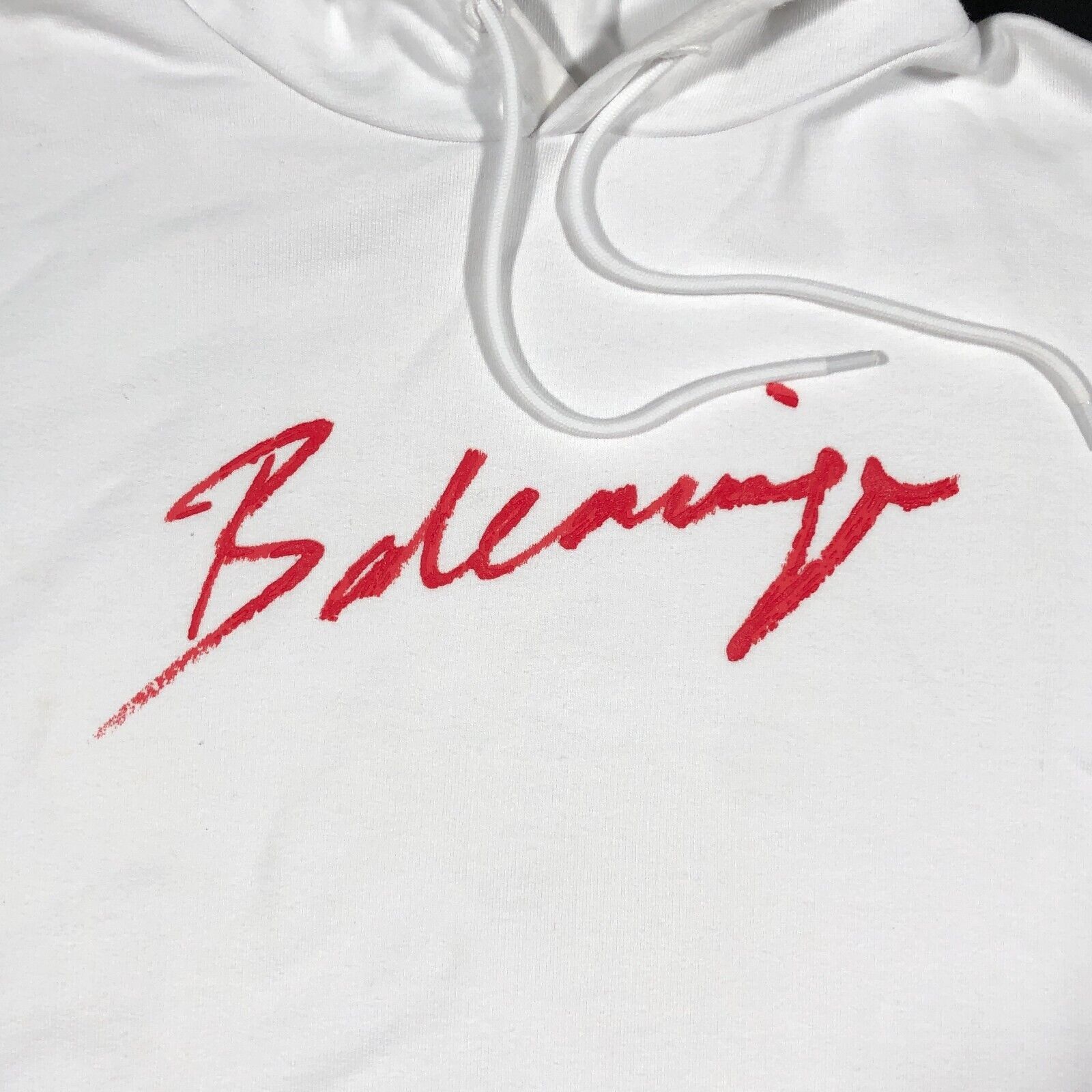Balenciaga 2019 Balenciaga Lipstick Signature Logo Hoodie Sweater Size US M / EU 48-50 / 2 - 2 Thumbnail