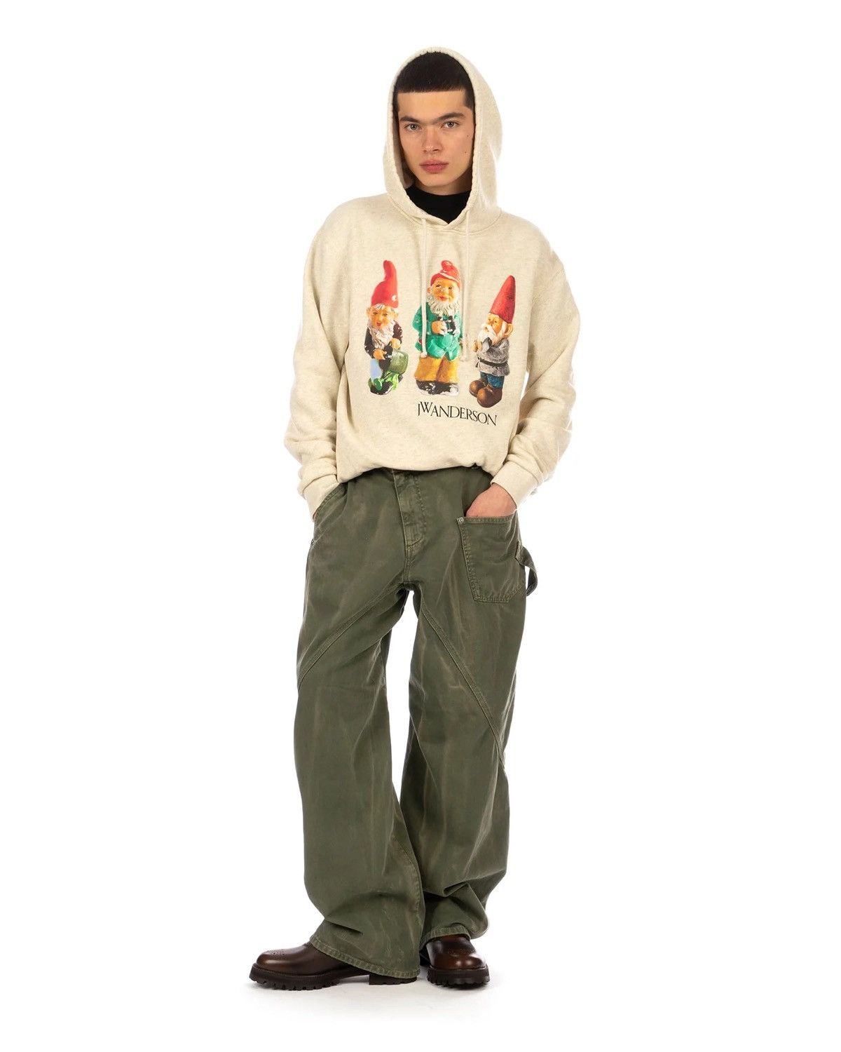 JW Anderson BNWT French Terry Gnome Trio Hoodie Size US M / EU 48-50 / 2 - 3 Thumbnail