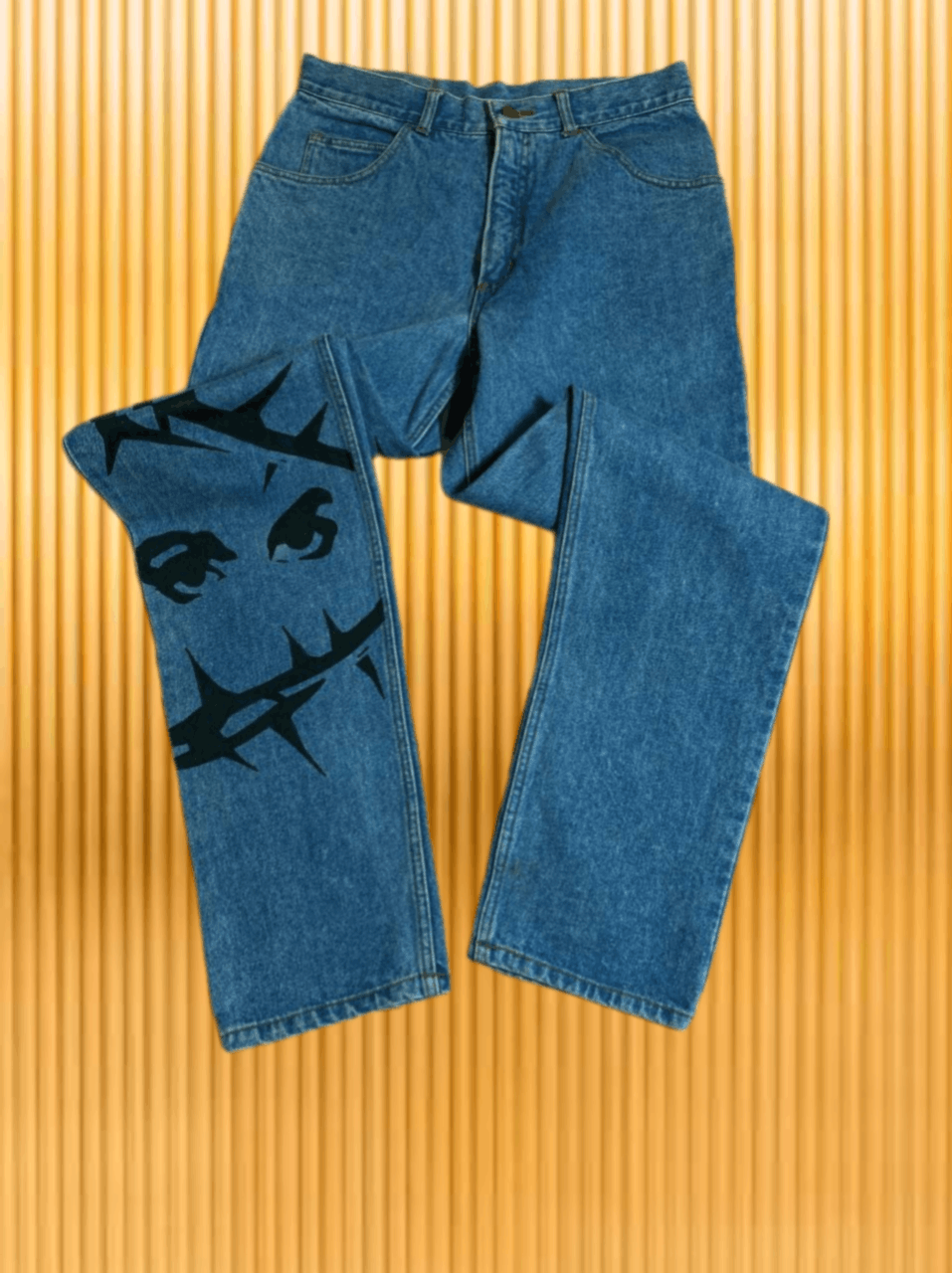 Vintage Vintage distressed print bad brins japanese opium jeans Size US 30 / EU 46 - 1 Thumbnail