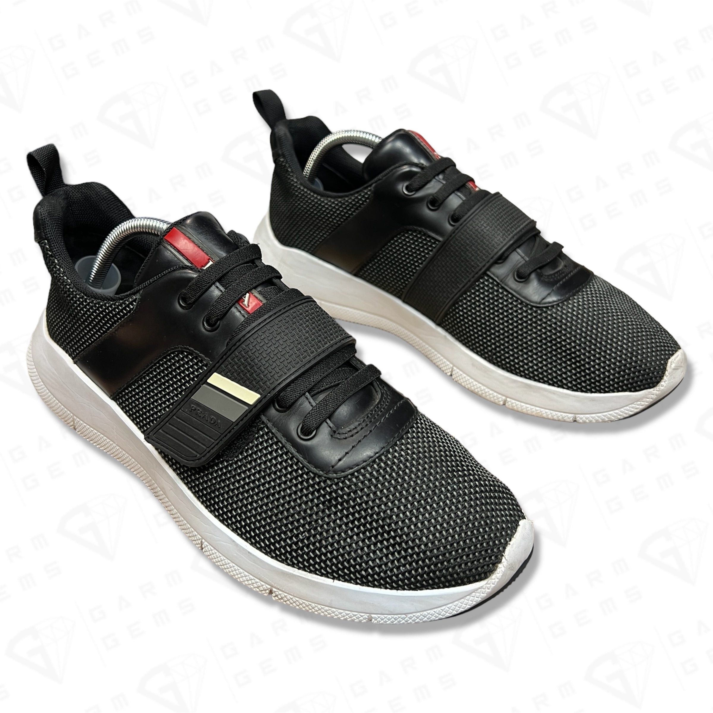 Prada Prada Strap Low Top Trainers Size US 8.5 / EU 41-42 - 2 Thumbnail