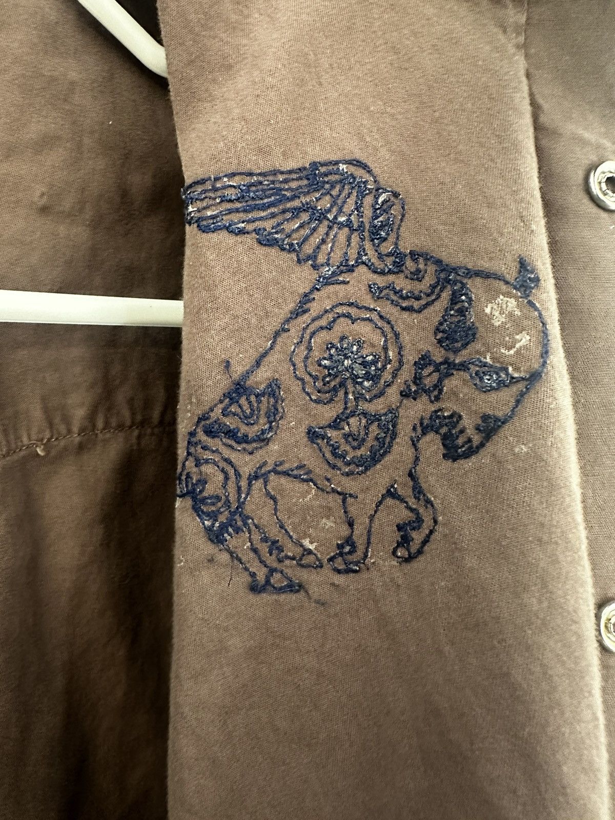 Diesel Diesel y2k Brown and blue button up. Size XL / US 12-14 / IT 48-50 - 8 Thumbnail