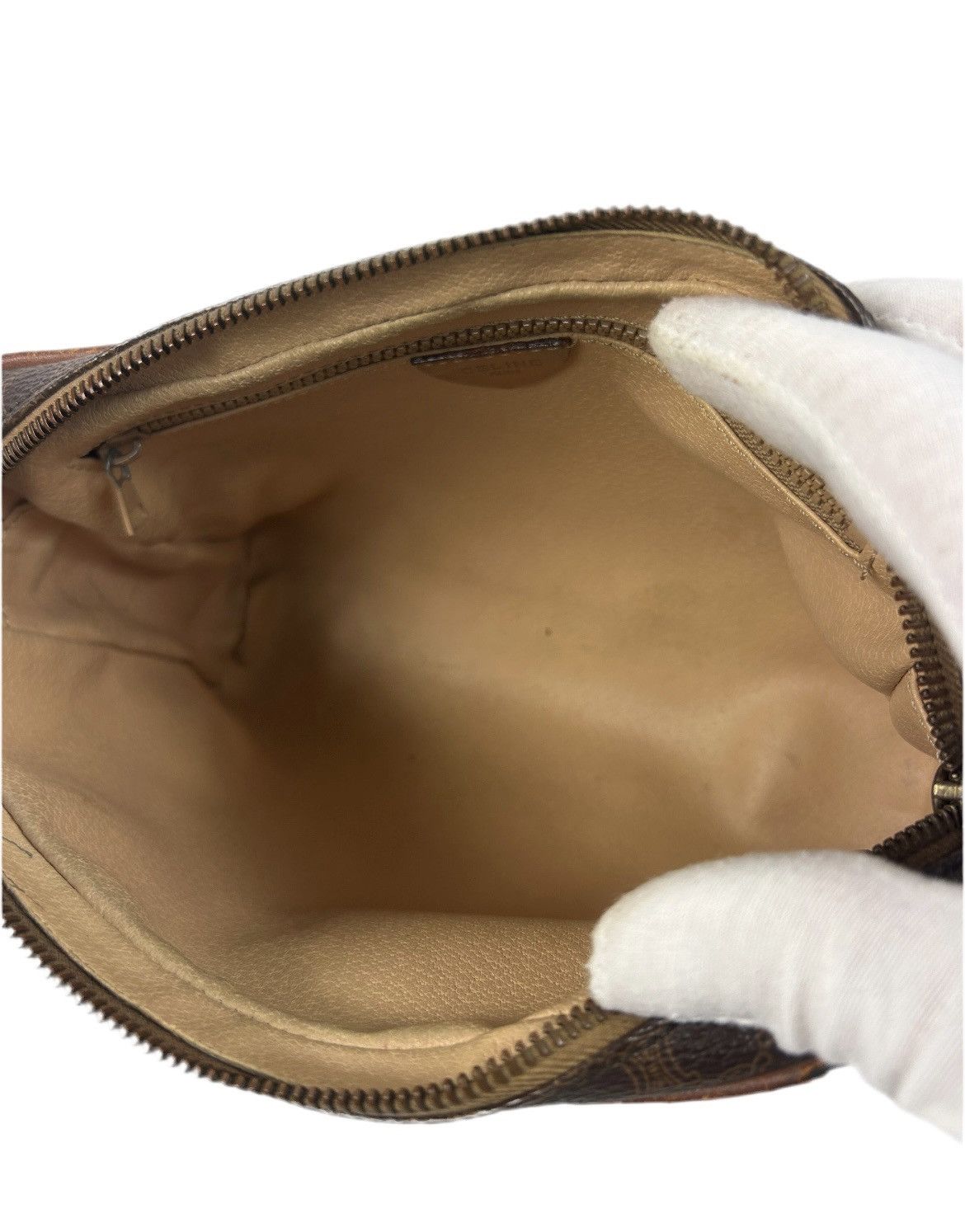 Celine Celine Macadam Leather Clutch Bag Size ONE SIZE - 3 Thumbnail