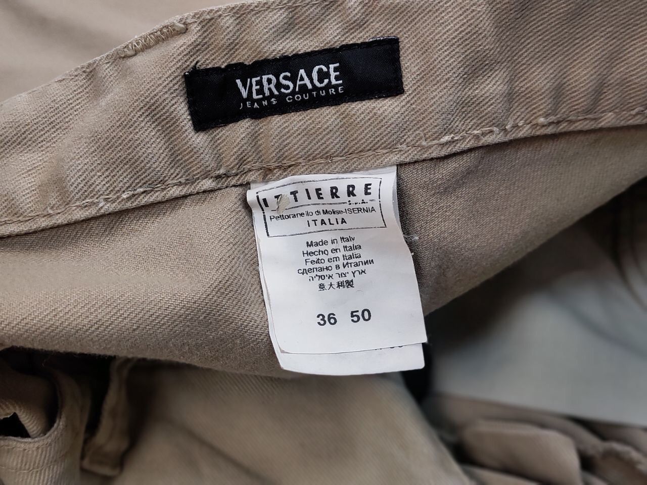 Versace Vintage 90' Versace Jeans Couture Classic Trouser Pants Size US 34 / EU 50 - 17 Thumbnail