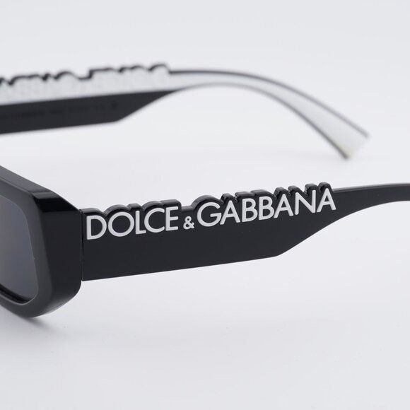 Dolce & Gabbana Dolce & Gabbana DG6203 501/87 Sunglasses Shiny Black Size ONE SIZE - 9 Thumbnail