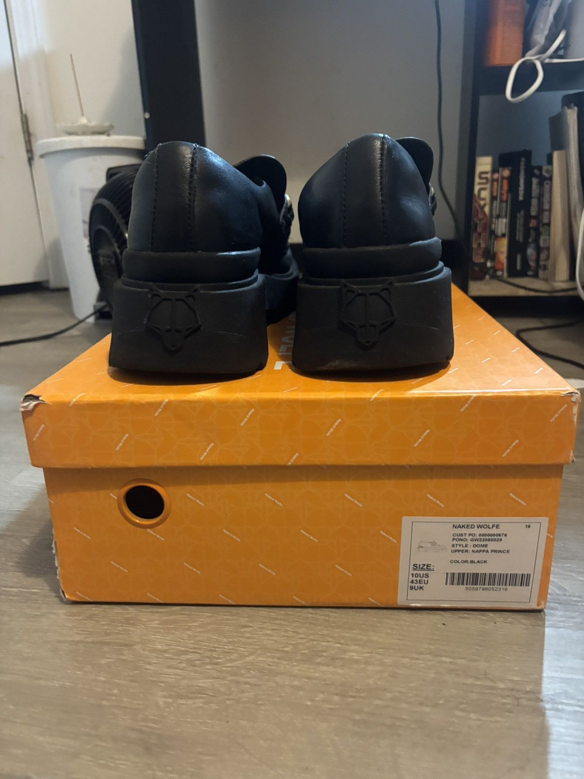 NAKED WOLFE Naked Wolfe Dome black leather loafers Size US 10 / EU 43 - 4 Thumbnail