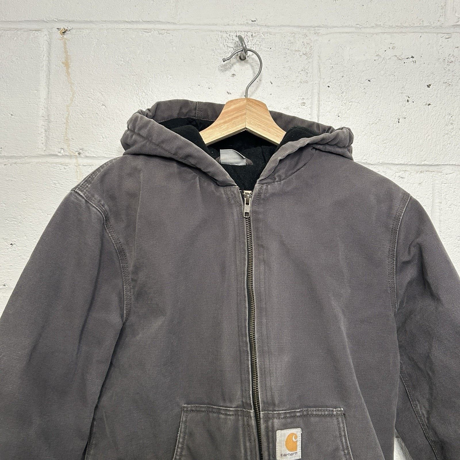 Carhartt Vintage Carhartt Hooded Active Jacket “Grey” Size XS / US 0-2 / IT 36-38 - 3 Thumbnail