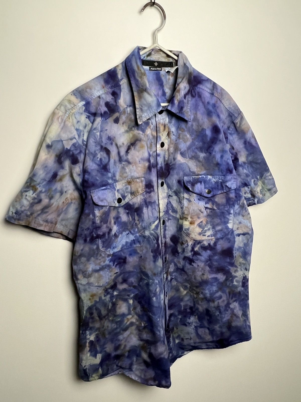 Stone Island stone island night camo shirt 1/1 tie dye shirt L-Xl Size US XL / EU 56 / 4 - 5 Thumbnail