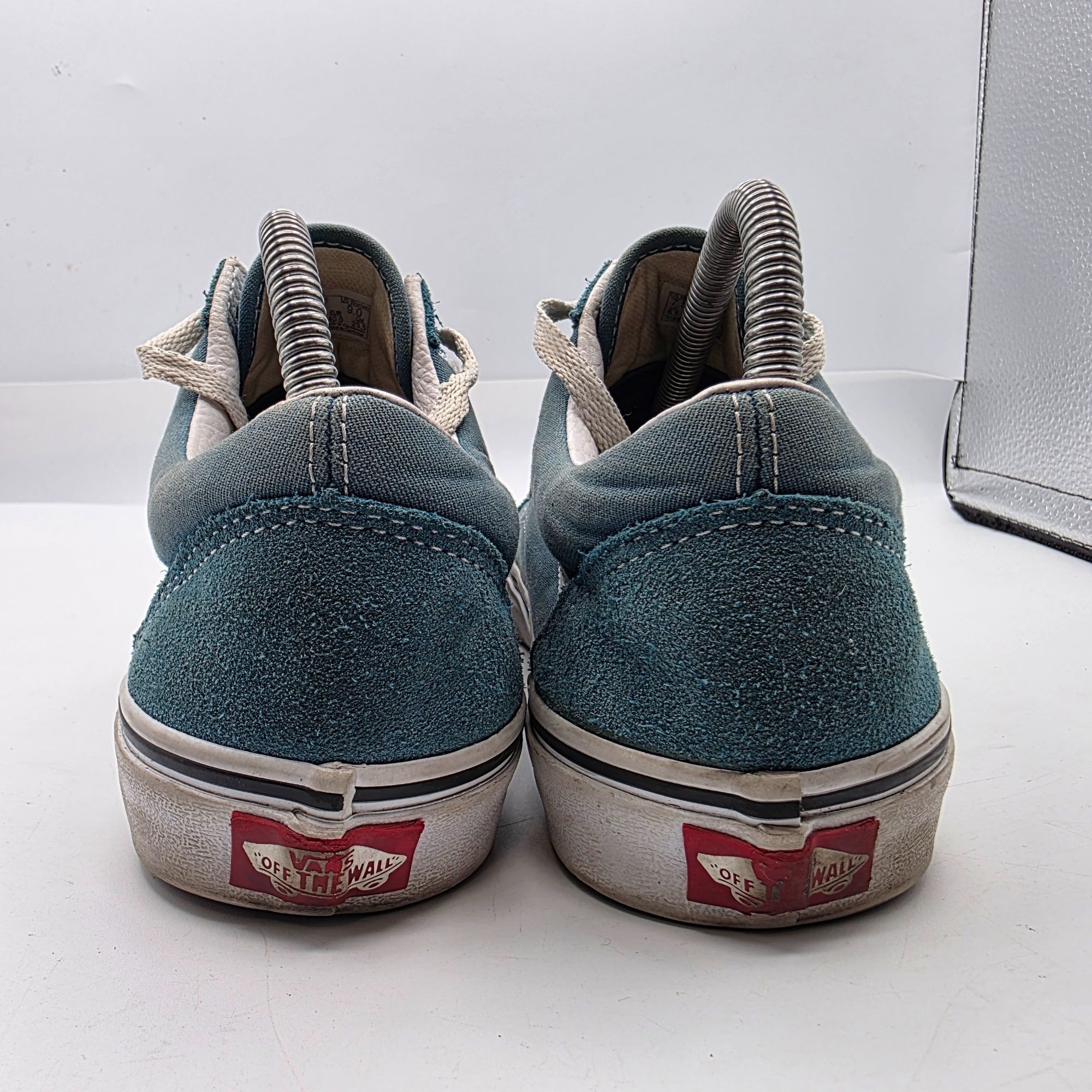 Vans Vans Old Skool Womens Size 9 Blue White Suede Canvas Skate S Size US 9 / IT 39 - 5 Thumbnail