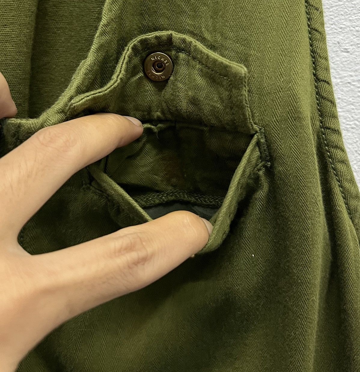 Japanese Brand × Vintage Vintage Y2K X-girl Olive Green Utility Jumpsuit - Size 2 Size US 34 / EU 50 - 6 Thumbnail