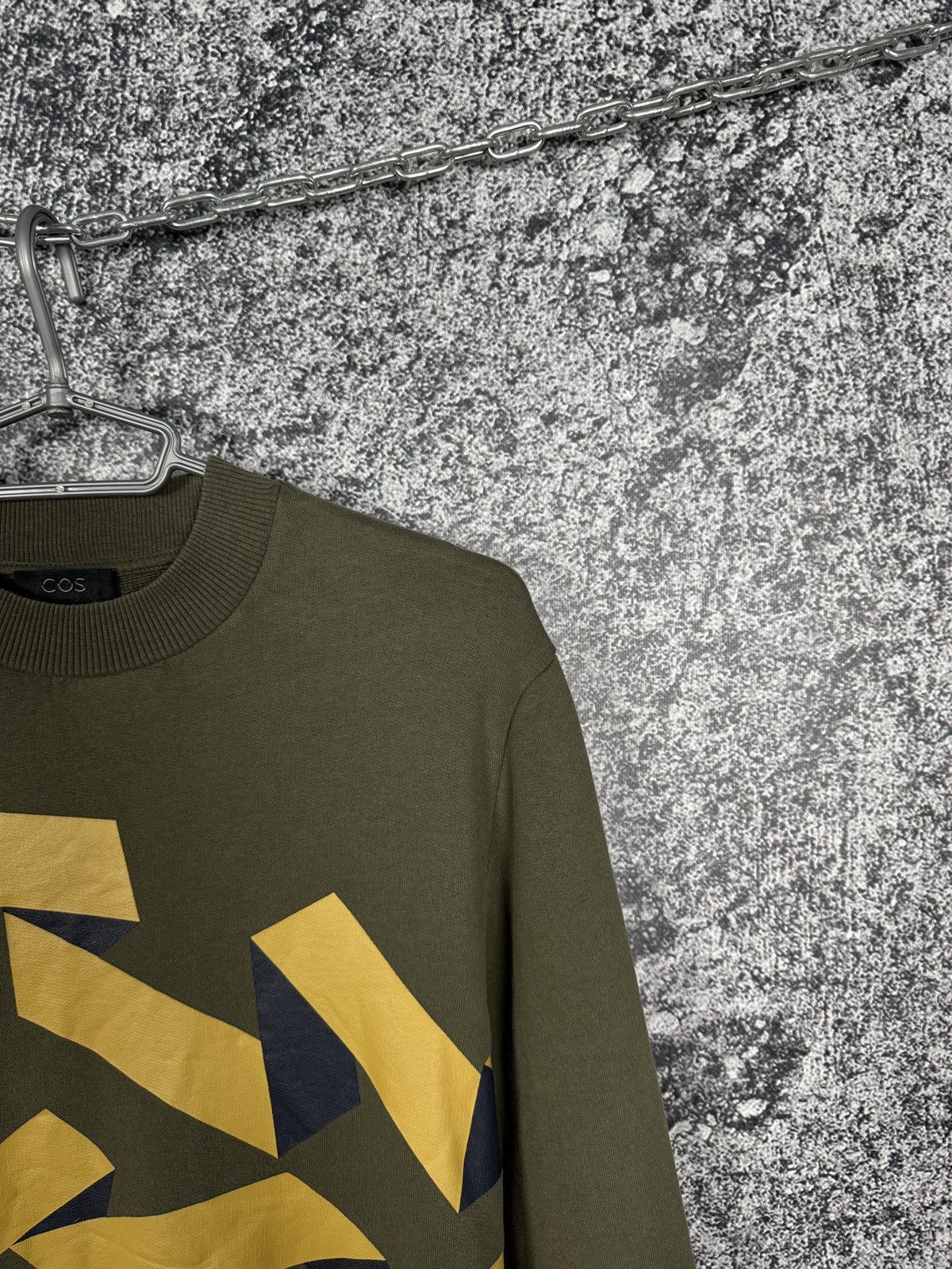Cos Men’s COS Cotton Crewneck Sweatshirt Luxury Pullover Size M Size US M / EU 48-50 / 2 - 2 Thumbnail