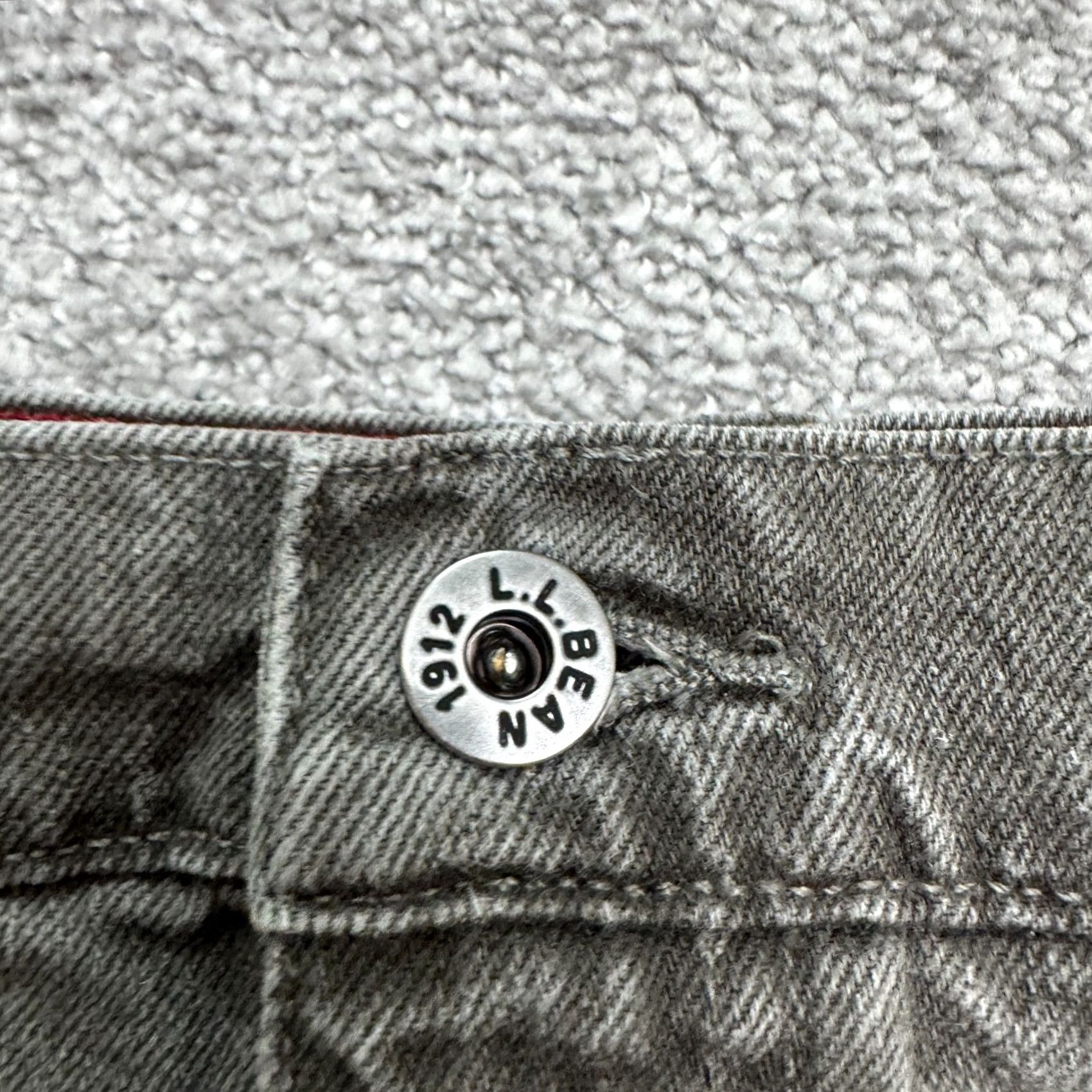 Vintage L.L. Bean Jeans Straight Denim 38x30 Green 100% Cotton Mens Regular Classic Fit Size US 38 / EU 54 - 3 Thumbnail